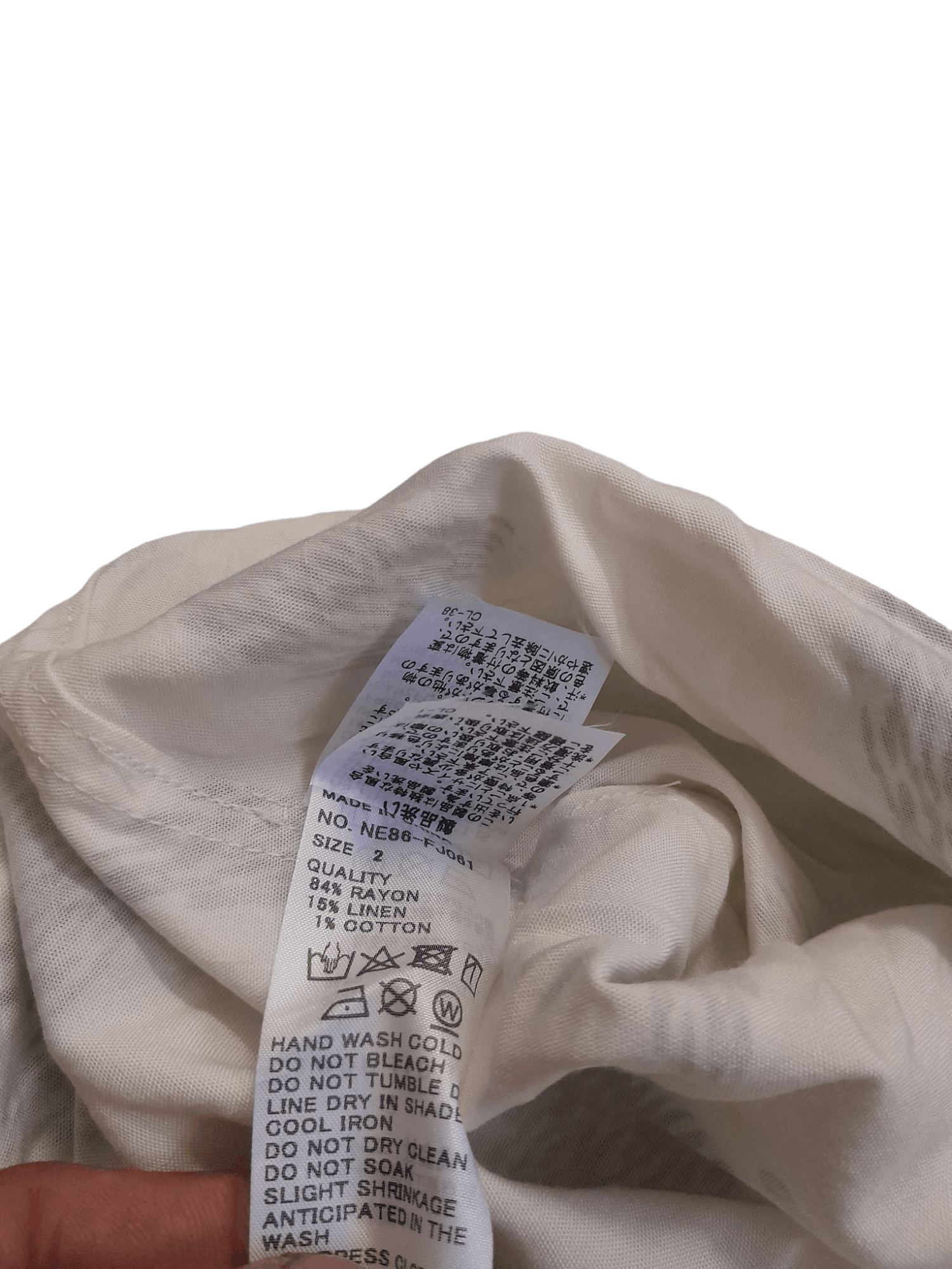 Issey Miyake × Ne-Net Ne-Net Issey Miyake Shirt Blouse (E889) Size M / US 6-8 / IT 42-44 - 5 Thumbnail