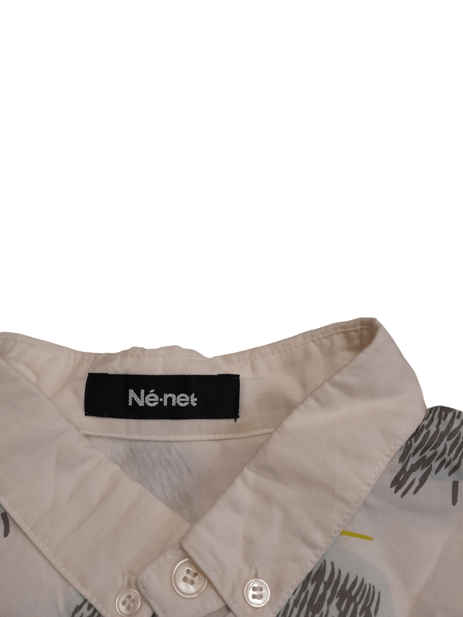Issey Miyake × Ne-Net Ne-Net Issey Miyake Shirt Blouse (E889) Size M / US 6-8 / IT 42-44 - 3 Thumbnail