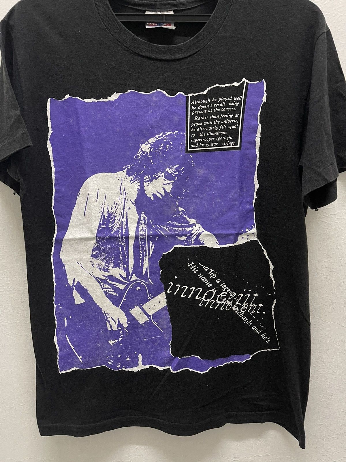 Band Tees × Vintage Vintage Keith Richards 90s shirt Size US M / EU 48-50 / 2 - 1 Thumbnail