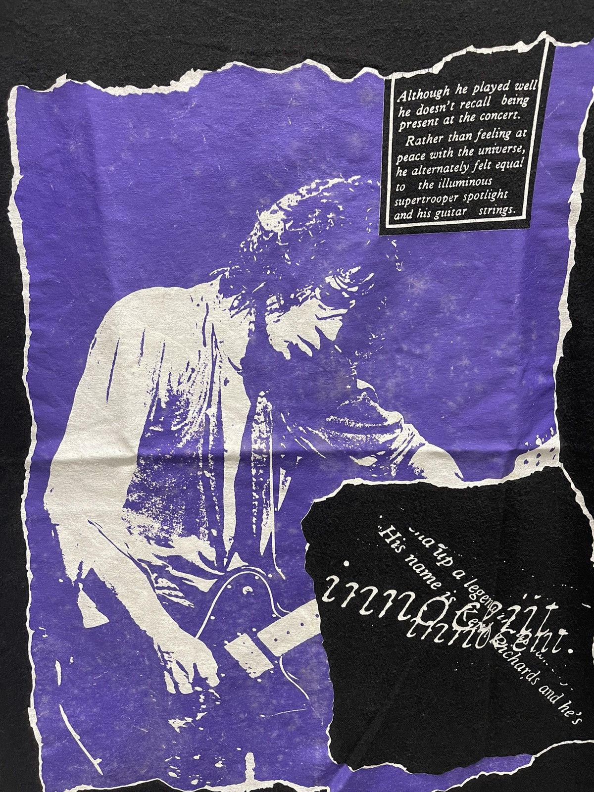 Band Tees × Vintage Vintage Keith Richards 90s shirt Size US M / EU 48-50 / 2 - 3 Thumbnail