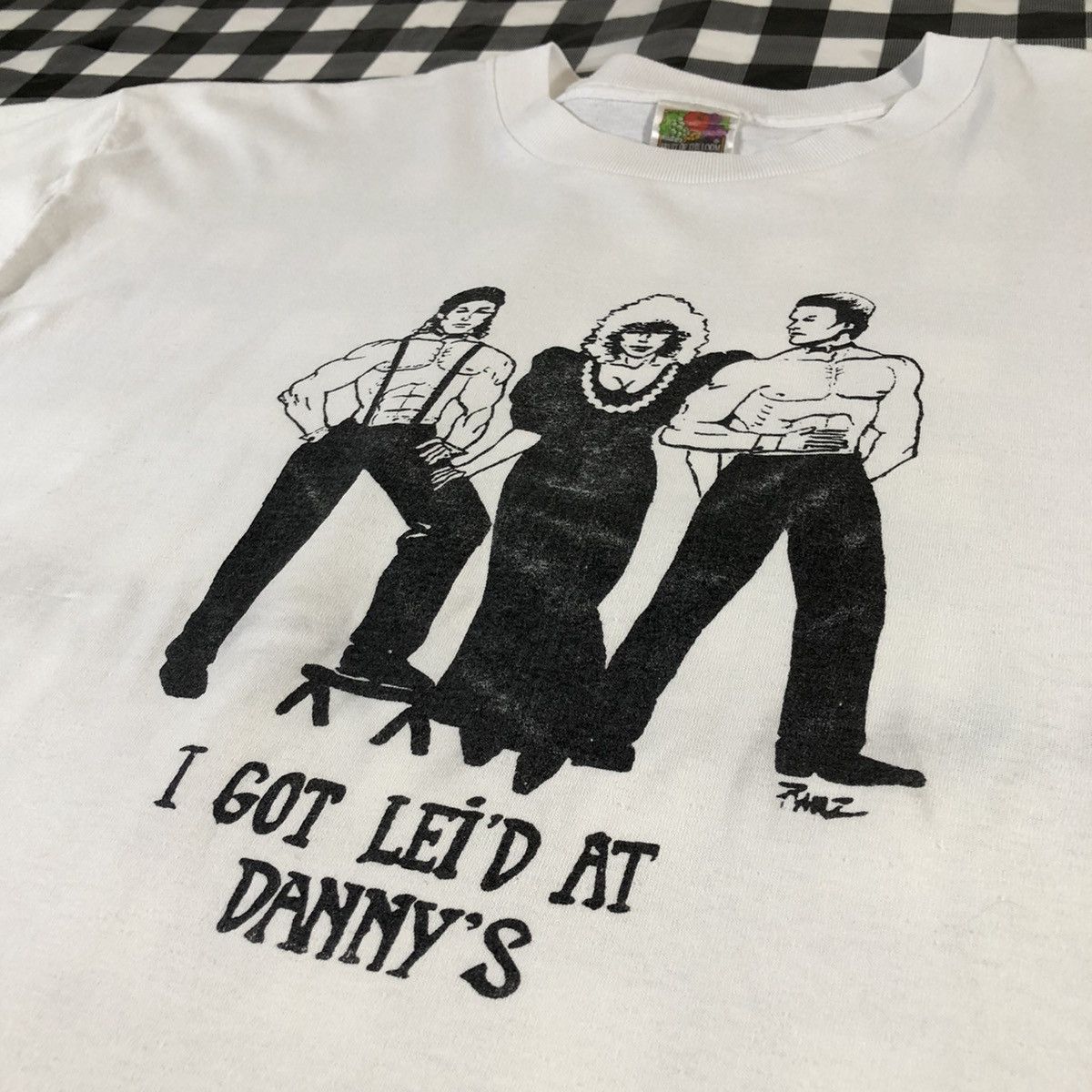 Fruit Of The Loom Strip Club Danny’s Of Windsor Adult Entertainment Gay Tee Size US XL / EU 56 / 4 - 2 Thumbnail