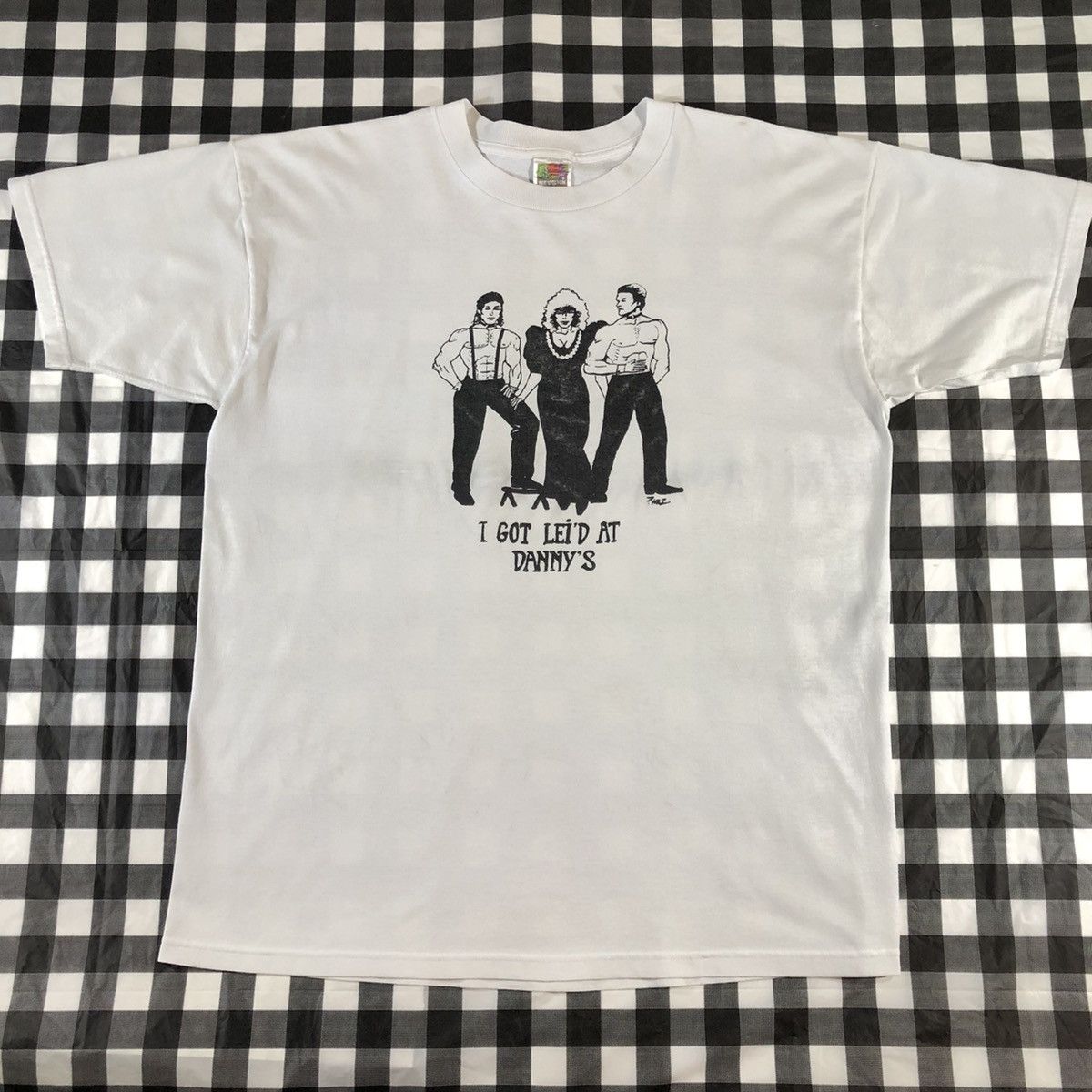 Fruit Of The Loom Strip Club Danny’s Of Windsor Adult Entertainment Gay Tee Size US XL / EU 56 / 4 - 1 Thumbnail