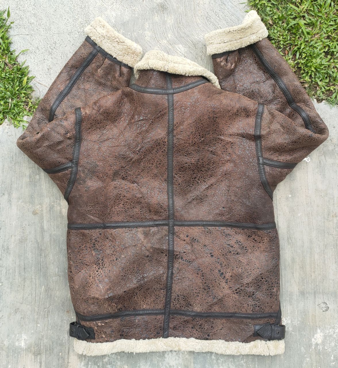 Vintage Sophi B-3 Aged Sheepskin jacket Size US M / EU 48-50 / 2 - 2 Thumbnail