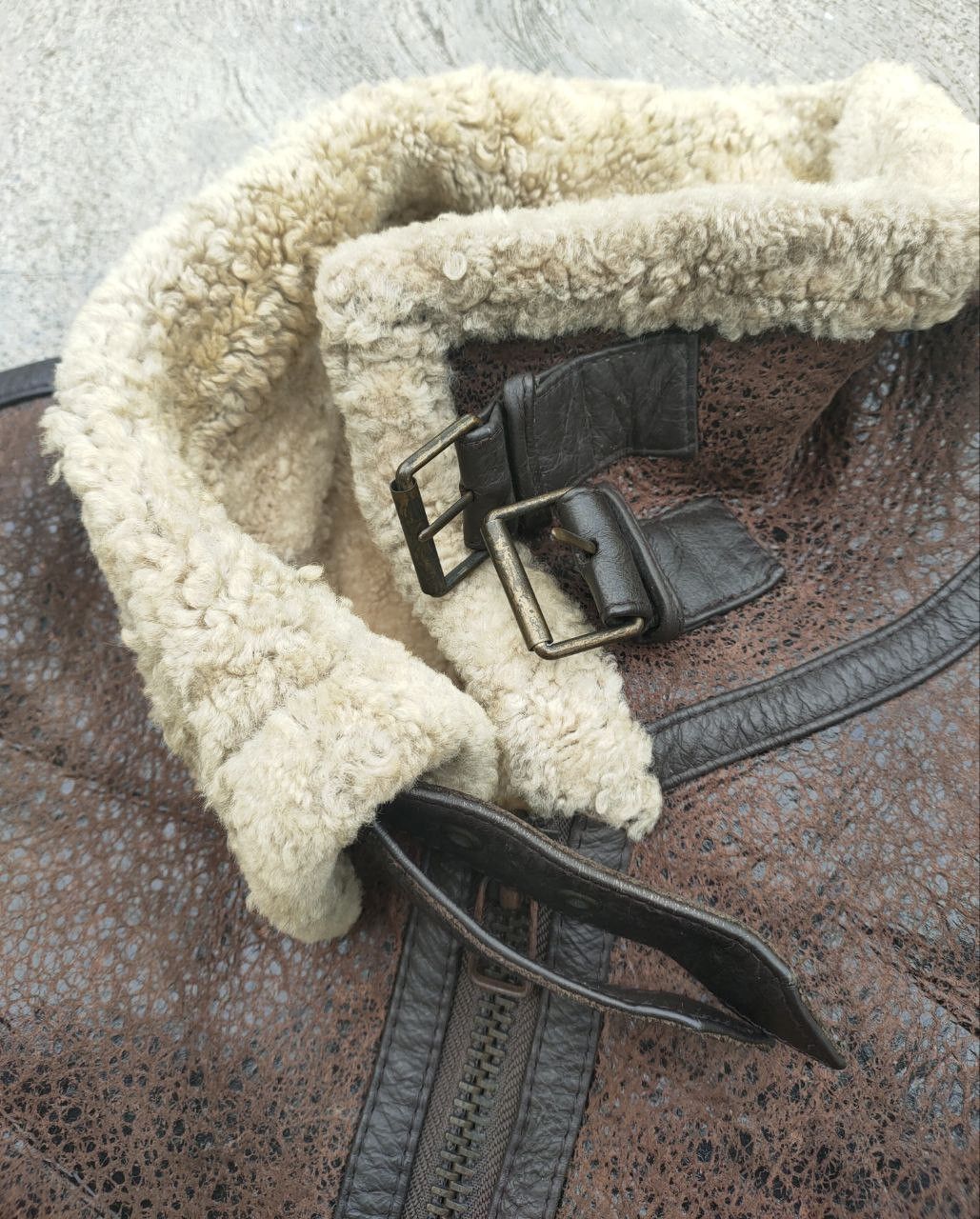 Vintage Sophi B-3 Aged Sheepskin jacket Size US M / EU 48-50 / 2 - 4 Thumbnail