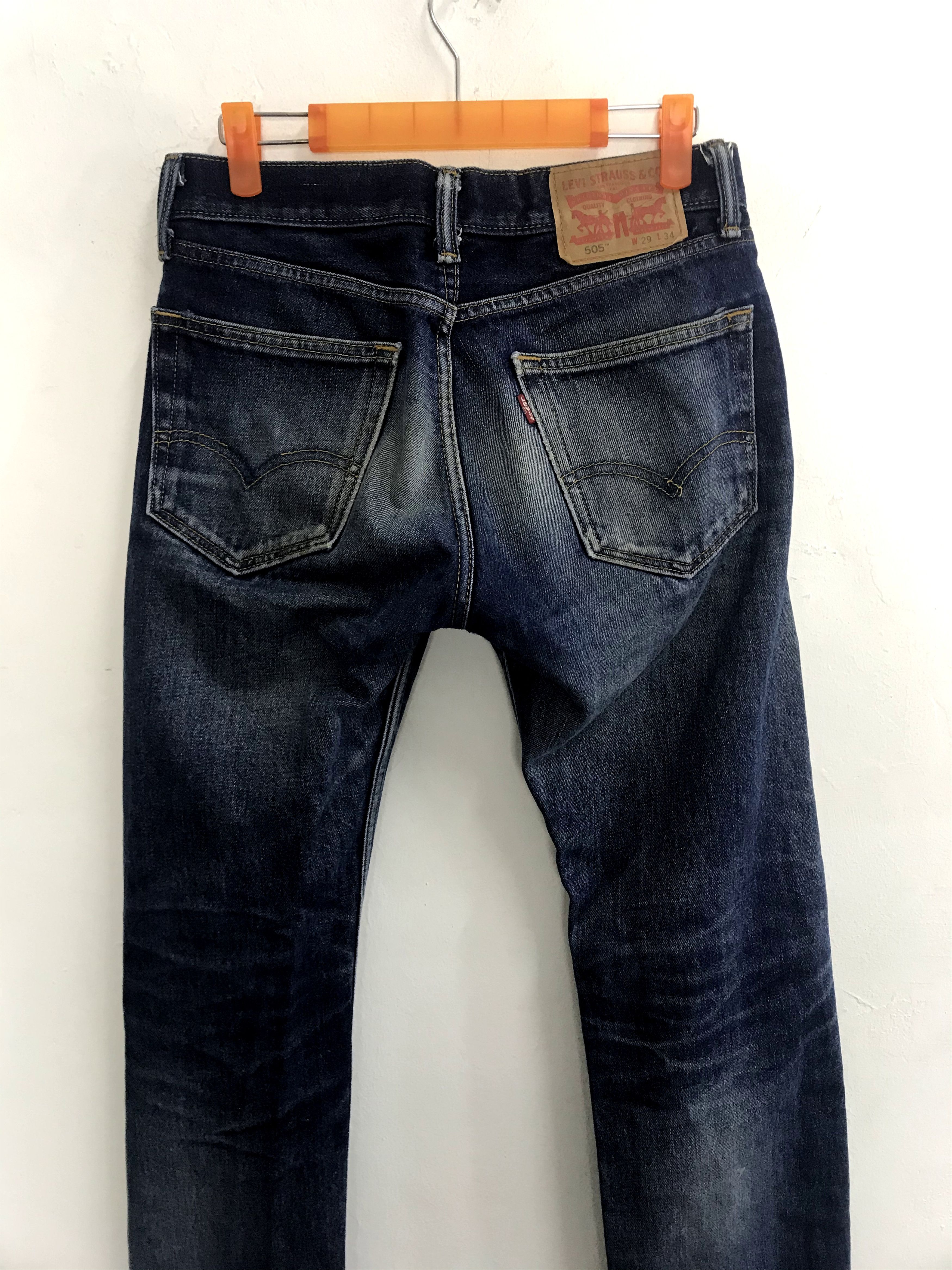 Levi's Vintage Clothing Vintage Distressed Denim Levi's Strauss Jeans Lot 505 Size US 29 - 8 Thumbnail