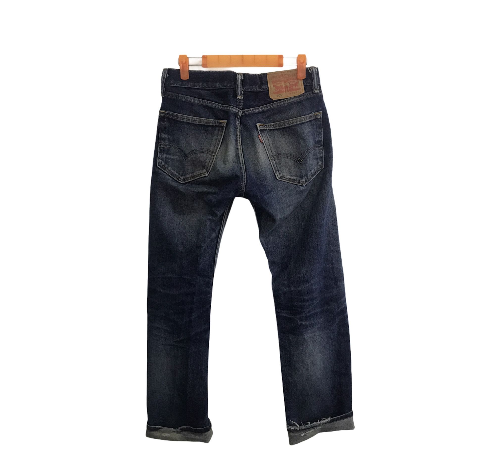 Levi's Vintage Clothing Vintage Distressed Denim Levi's Strauss Jeans Lot 505 Size US 29 - 1 Thumbnail
