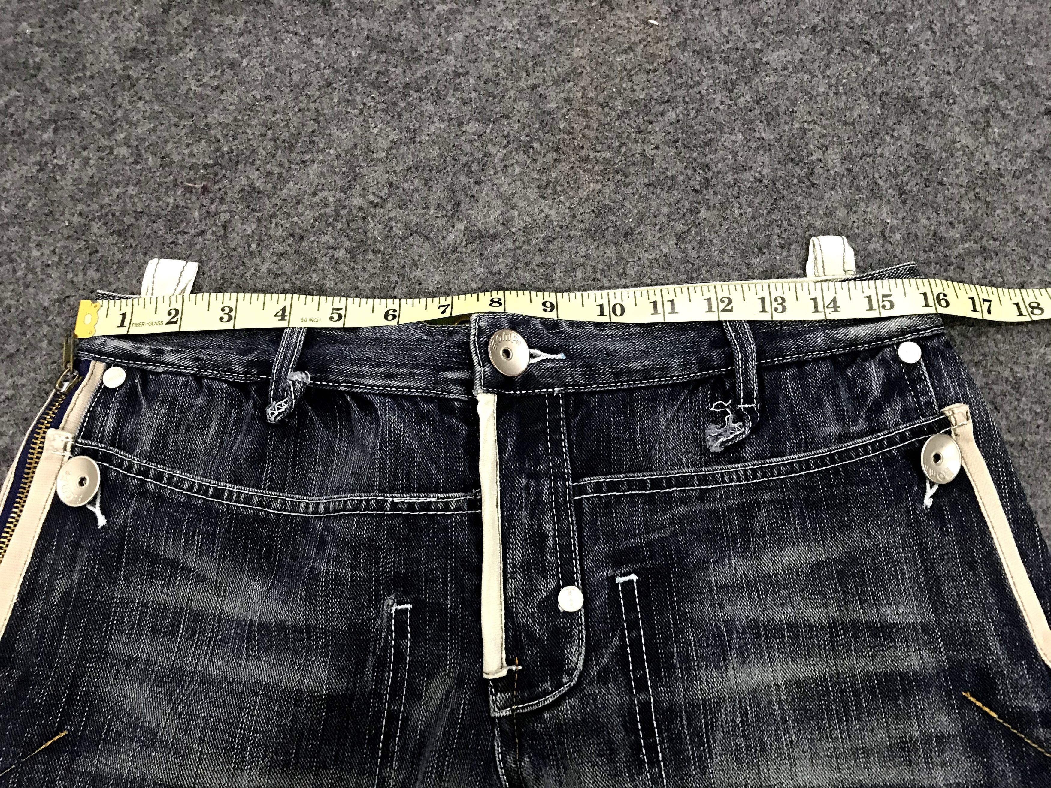 Seditionaries Vintage Hype Streetwear Raw Denim Jeans Bondage Tactical Size US 31 - 11 Thumbnail
