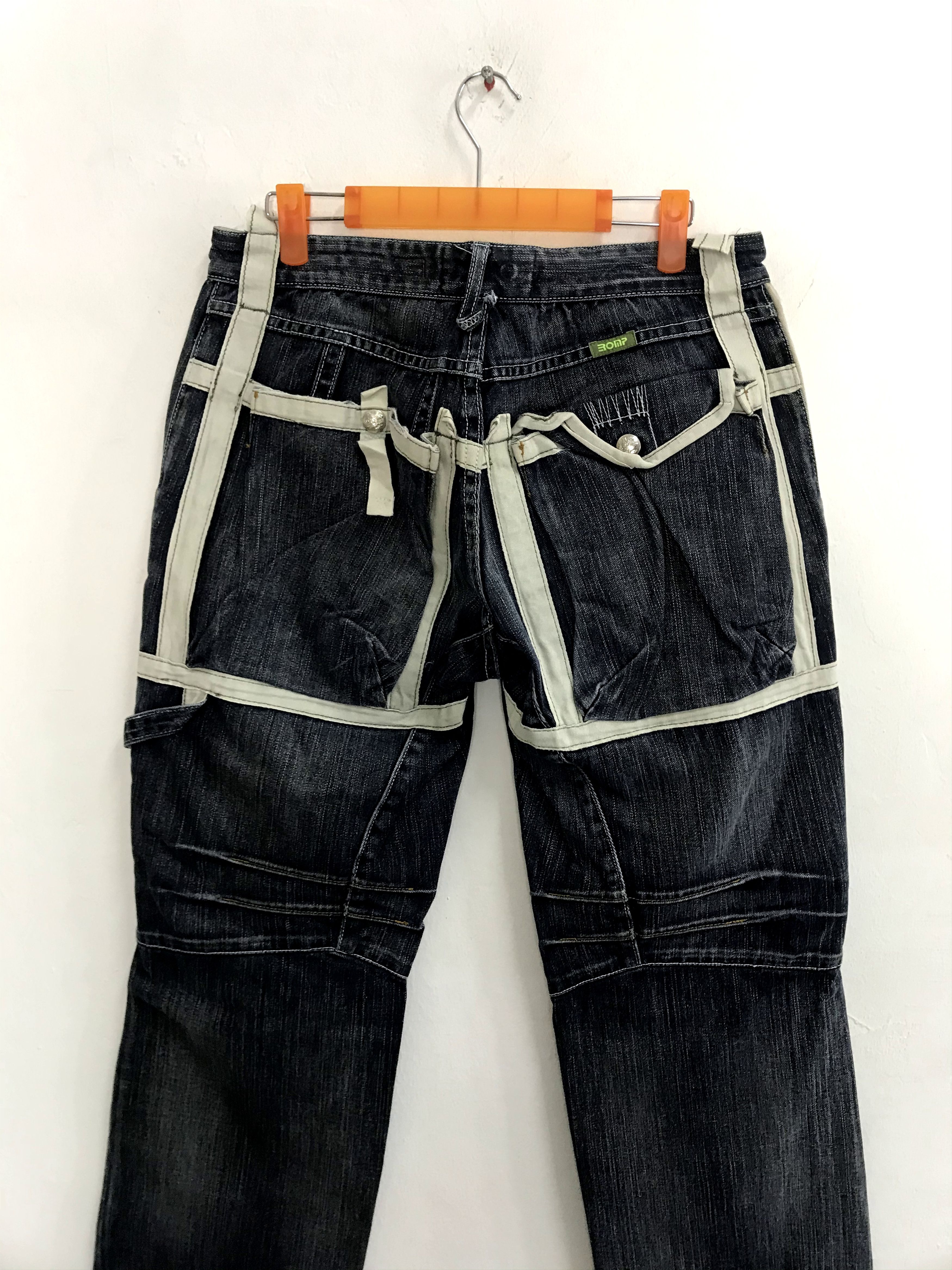 Seditionaries Vintage Hype Streetwear Raw Denim Jeans Bondage Tactical Size US 31 - 7 Thumbnail