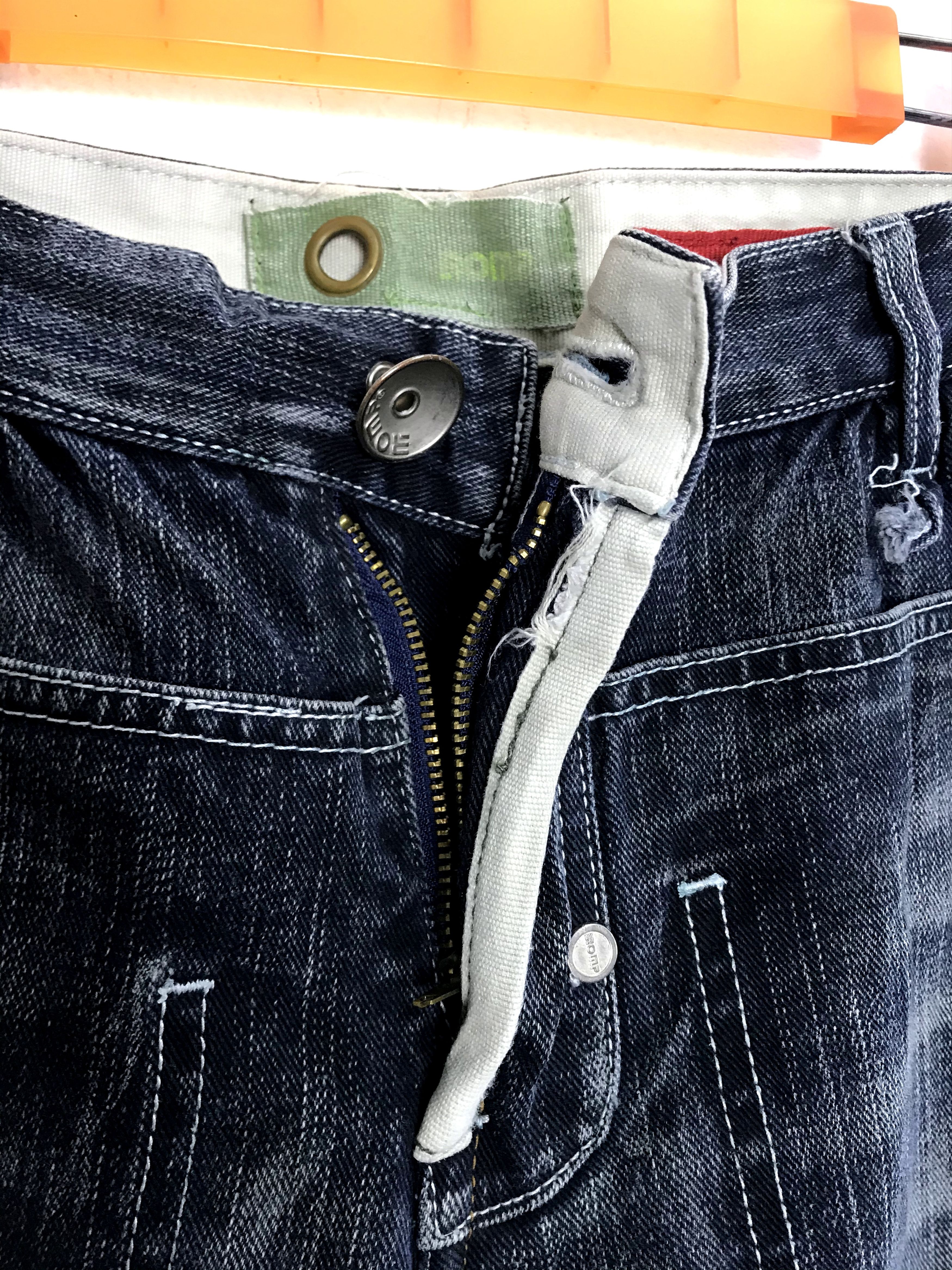 Seditionaries Vintage Hype Streetwear Raw Denim Jeans Bondage Tactical Size US 31 - 6 Thumbnail