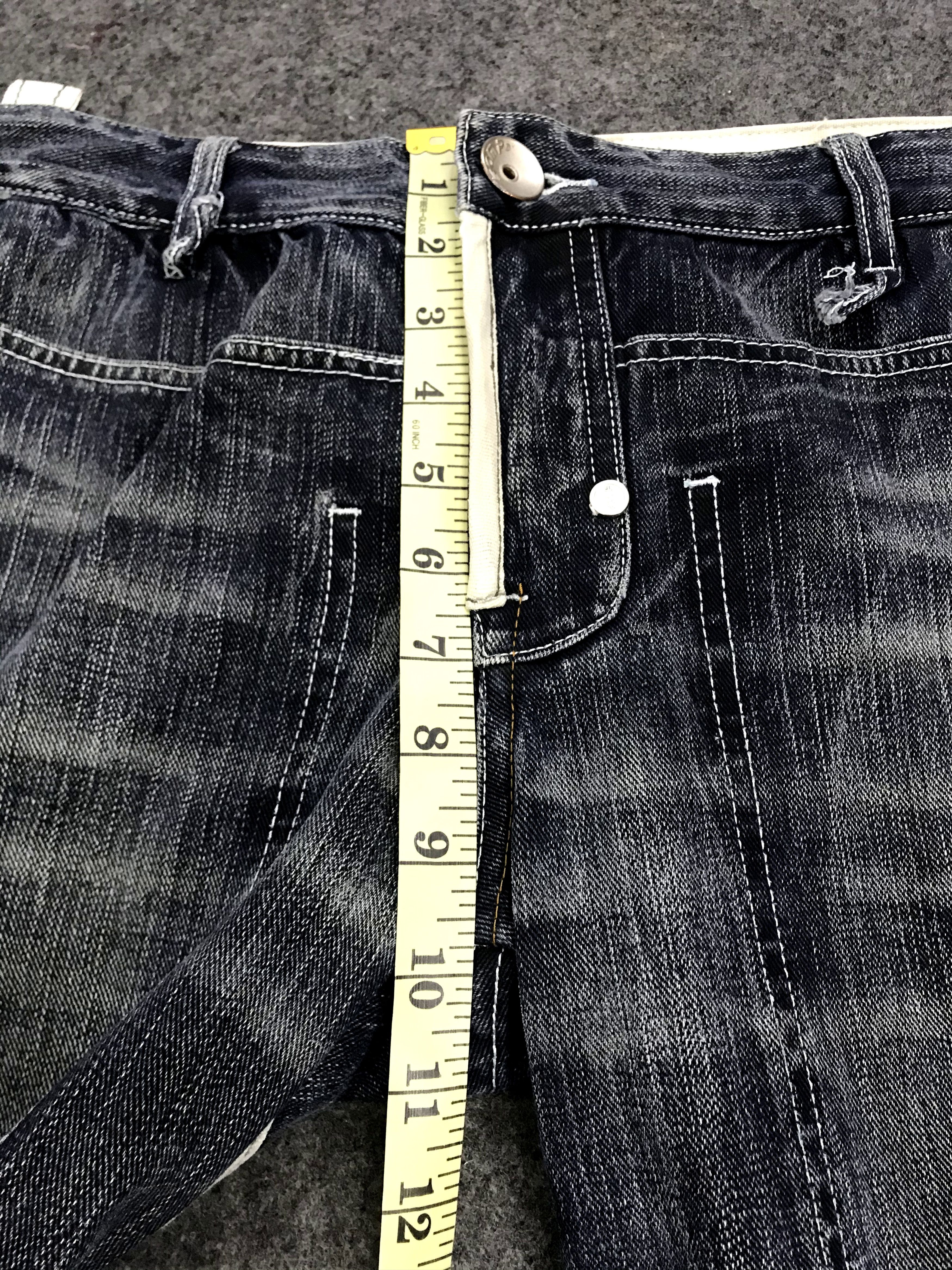 Seditionaries Vintage Hype Streetwear Raw Denim Jeans Bondage Tactical Size US 31 - 12 Thumbnail