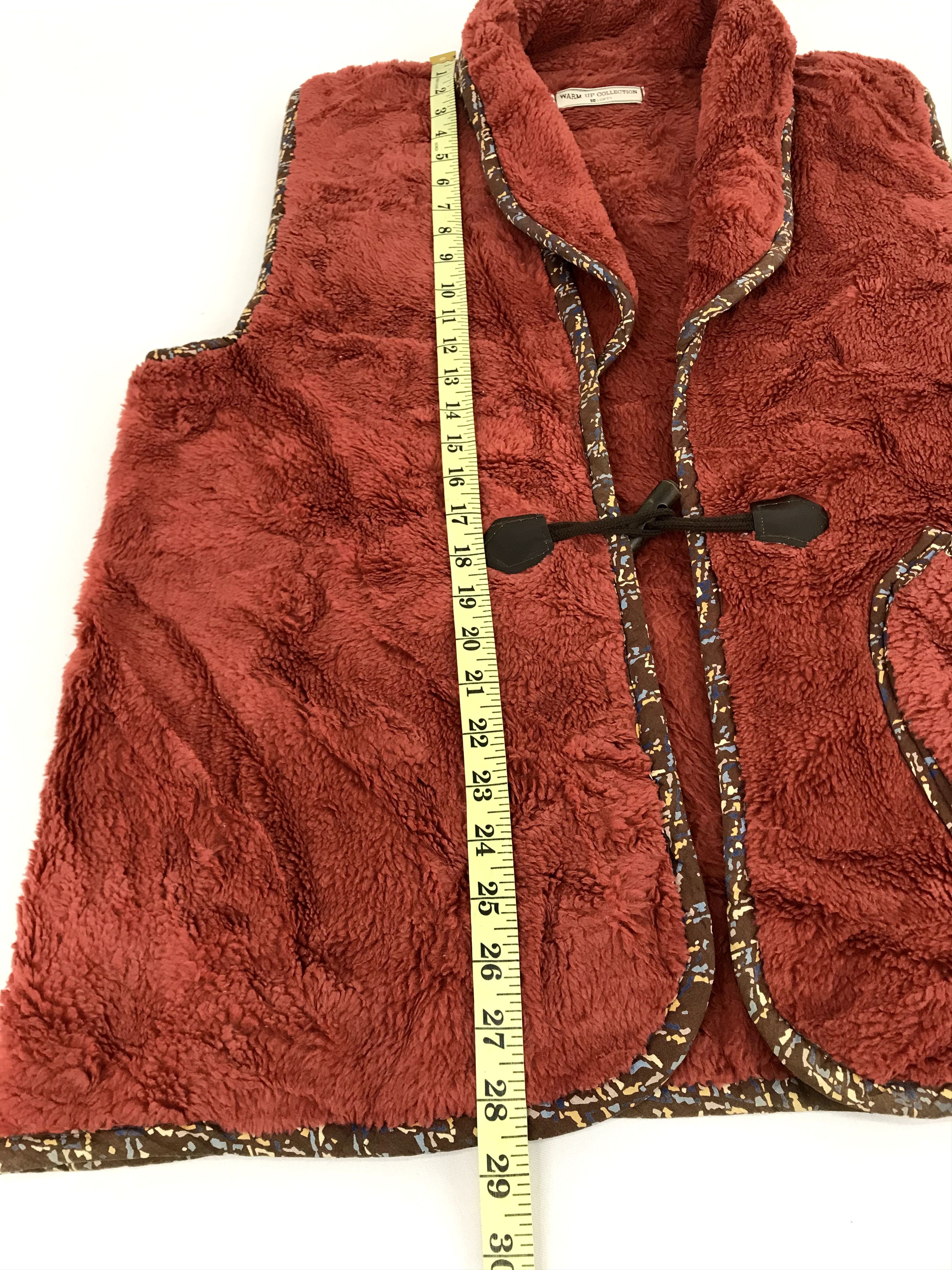 Japanese Brand Lofty Warm Up Collection Vest Sherpa Fleece Padded Jacket Size US L / EU 52-54 / 3 - 8 Thumbnail
