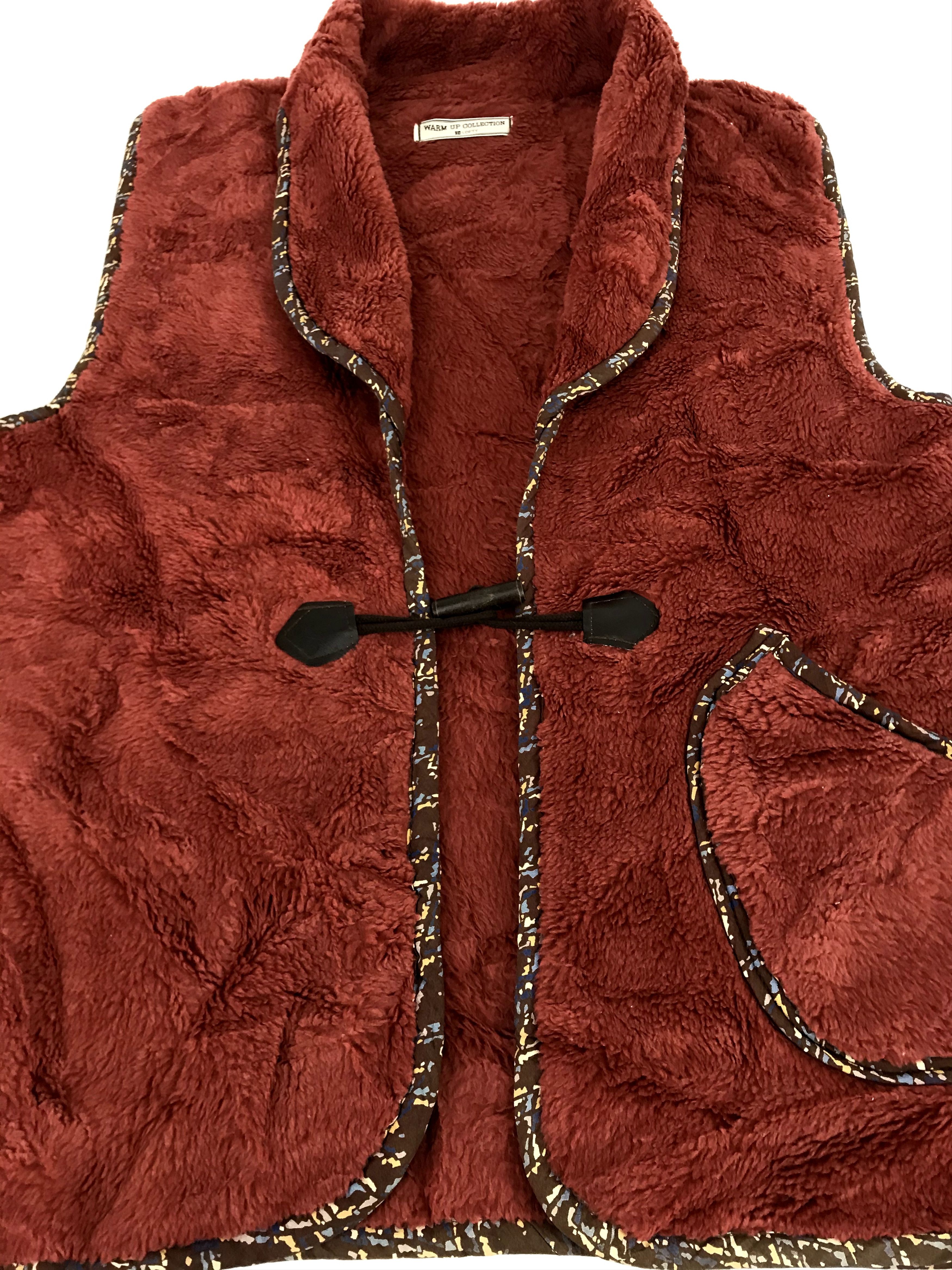 Japanese Brand Lofty Warm Up Collection Vest Sherpa Fleece Padded Jacket Size US L / EU 52-54 / 3 - 2 Thumbnail
