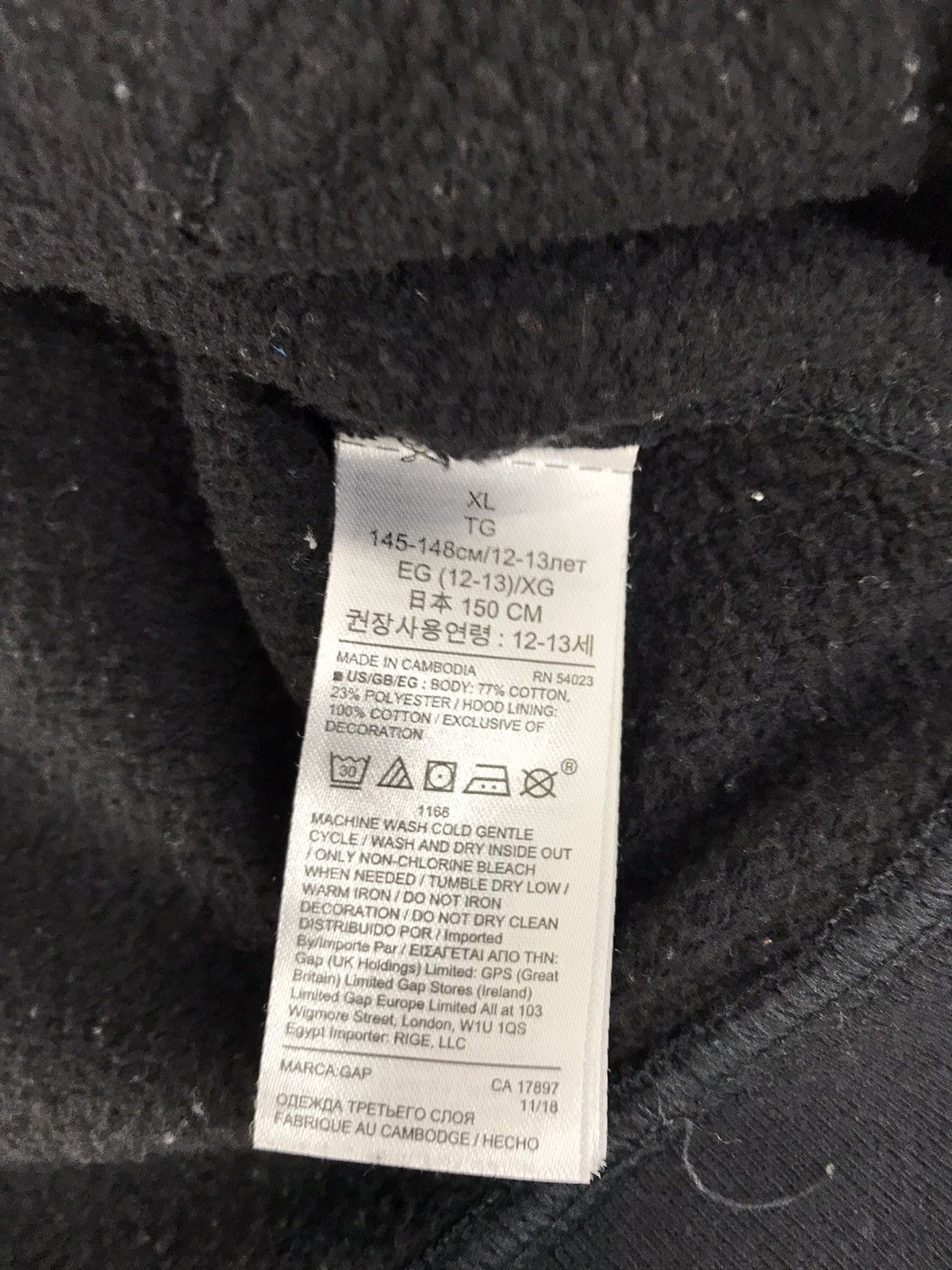 Gap GAP Pull Over Hoodies Style Spell Out Embroidery Logo Size M / US 6-8 / IT 42-44 - 6 Thumbnail