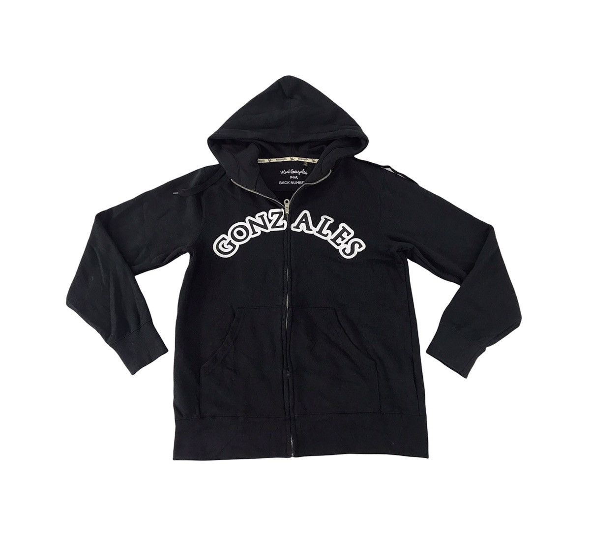 Japanese Brand Mark Gonzales X Back Number Spell Out Logo Unisex Hoodie Size S / US 4 / IT 40 - 1 Thumbnail