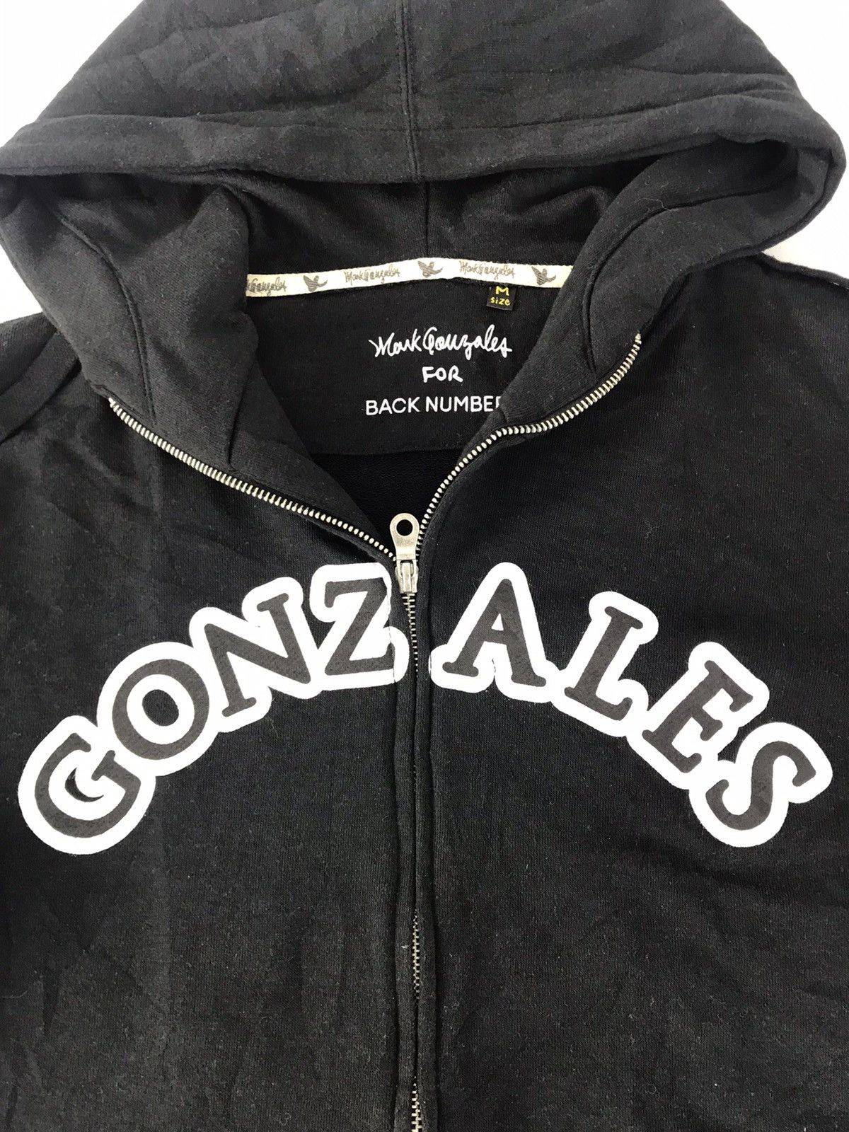 Japanese Brand Mark Gonzales X Back Number Spell Out Logo Unisex Hoodie Size S / US 4 / IT 40 - 3 Thumbnail
