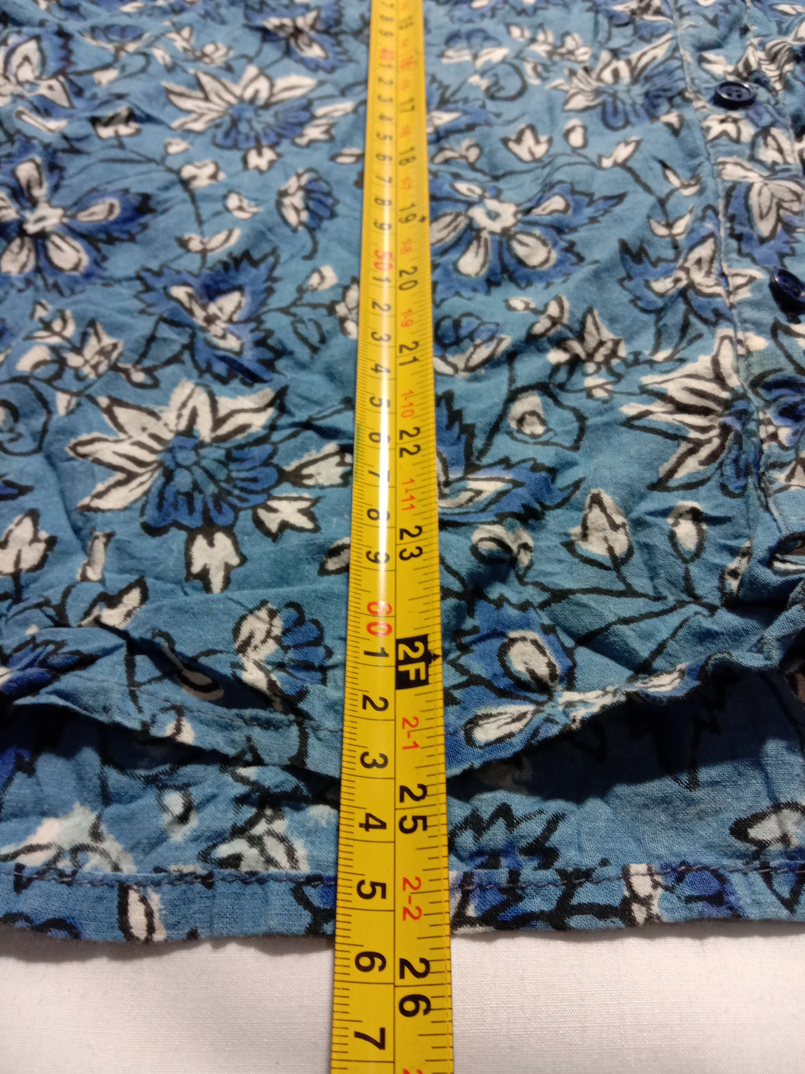 Vintage VTG 90s Shirt Flowers Hawaii Design Button Up Collar Size L / US 10 / IT 46 - 3 Thumbnail