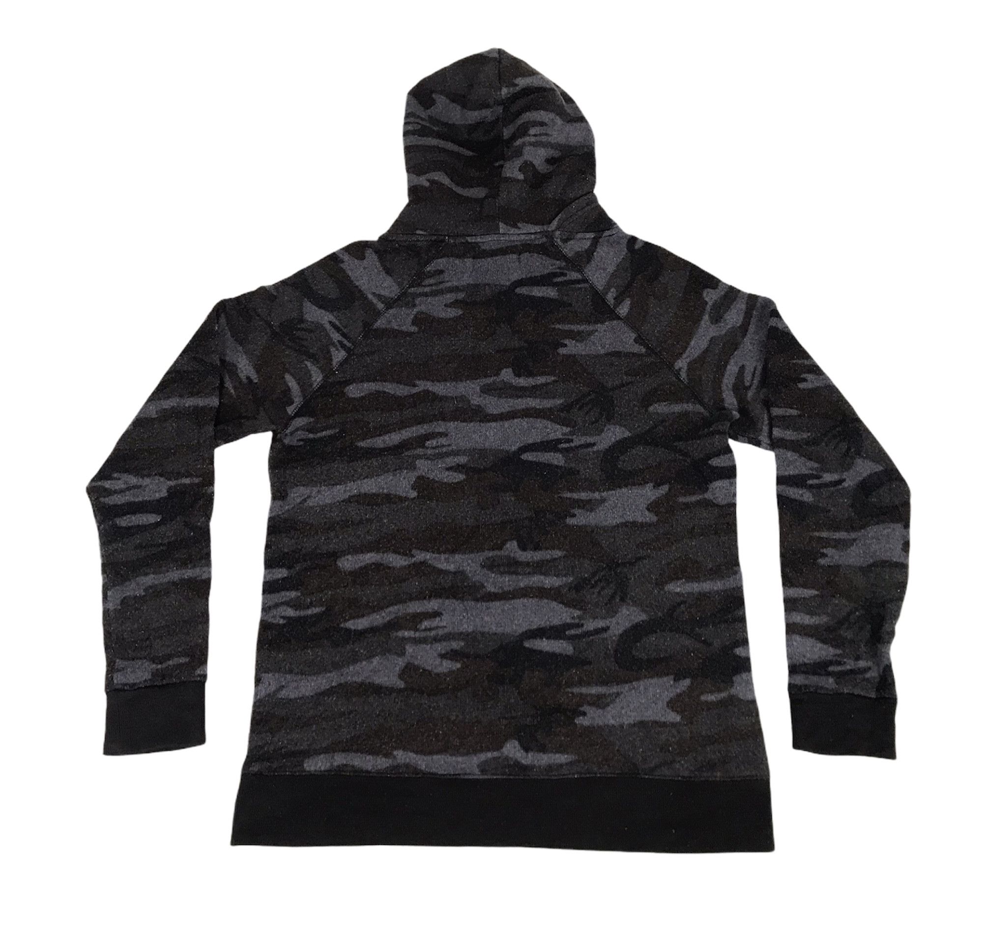 Japanese Brand Vintage Style Camouflage Double Focus Hoodie Sweatshirt Size US M / EU 48-50 / 2 - 2 Thumbnail
