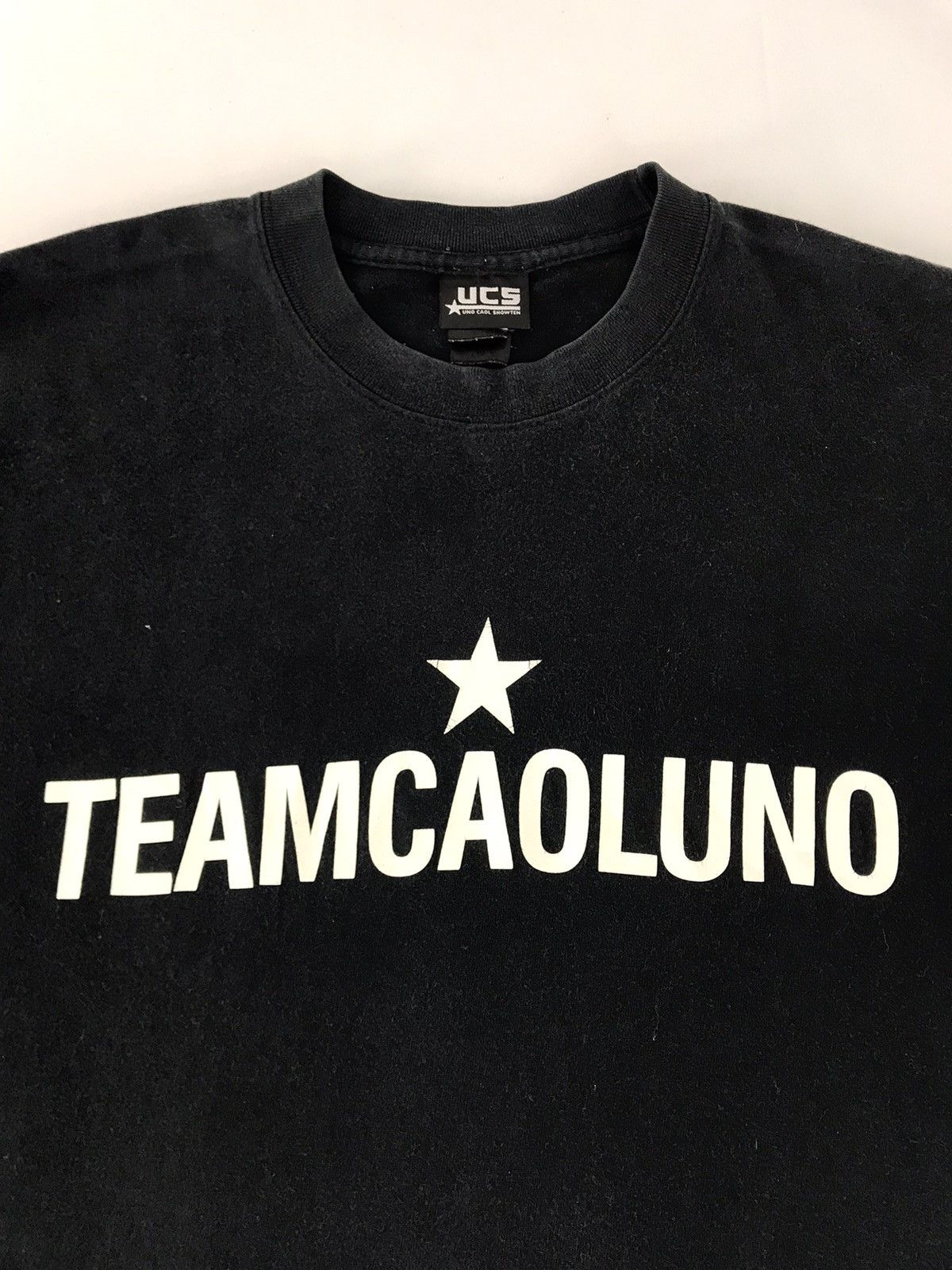 Japanese Brand UCS Uno Caol Showten Team Caoluno Spell Out Tee Size US M / EU 48-50 / 2 - 3 Thumbnail