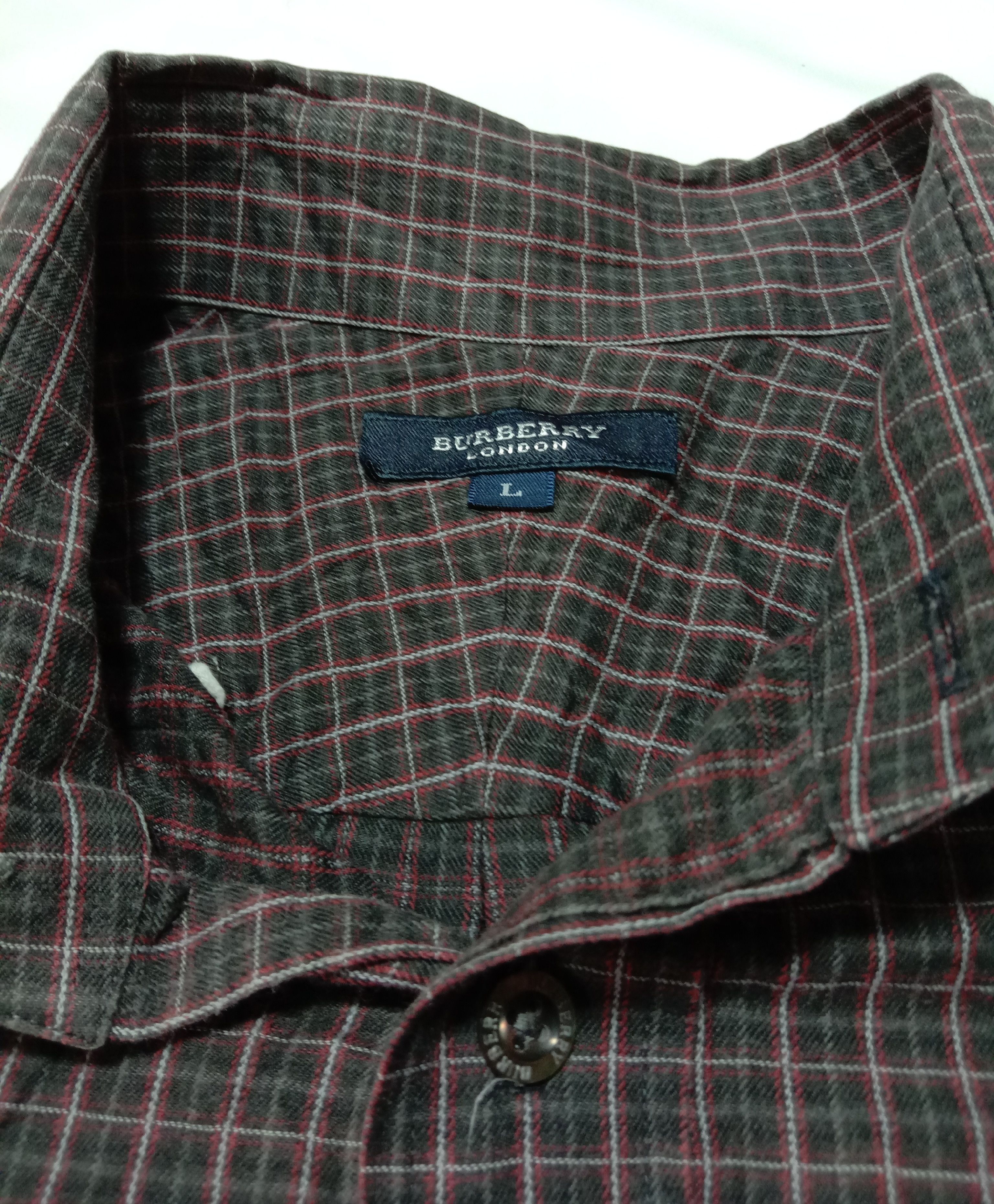 Burberry Burberry London Nova Check Button Up Shirt Size US L / EU 52-54 / 3 - 3 Thumbnail