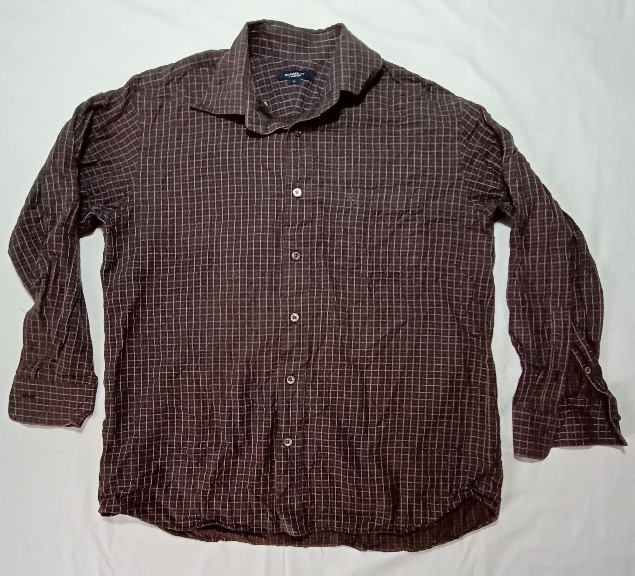 Burberry Burberry London Nova Check Button Up Shirt Size US L / EU 52-54 / 3 - 1 Thumbnail