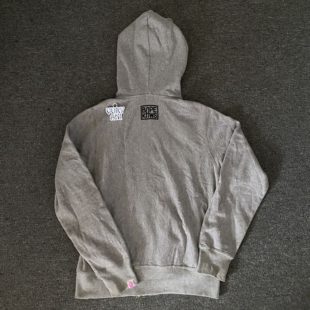 Bape × Kaws Bape x Kaws Big Ape Head Full Zip Hoodie Size S / US 4 / IT 40 - 3 Thumbnail