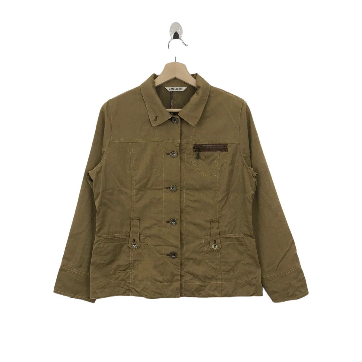 Vintage KANSAI YAMAMOTO Jacket Brown Colour Kansai Bis
