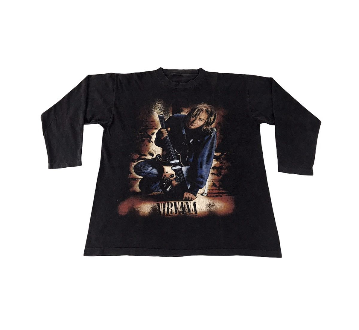 Band Tees Vintage 90s Nirvana Kurt Cobain Tee Grunge Rock Size US XL / EU 56 / 4 - 1 Thumbnail