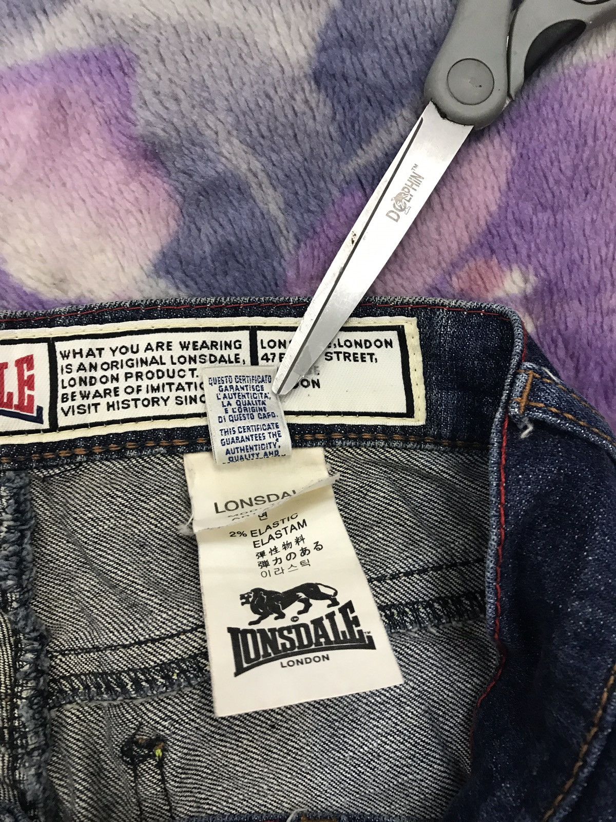 Lonsdale Lonsdale London Denim Jeans Pant Blue Indigo Button Size 30" / US 8 / IT 44 - 11 Thumbnail