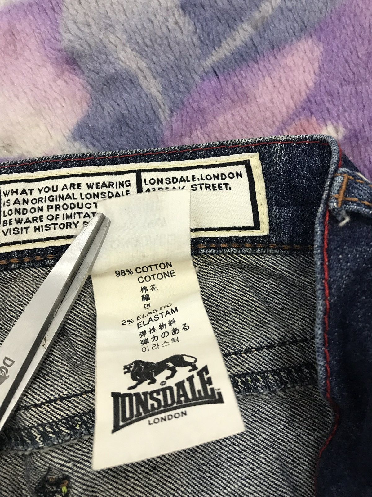 Lonsdale Lonsdale London Denim Jeans Pant Blue Indigo Button Size 30" / US 8 / IT 44 - 9 Thumbnail