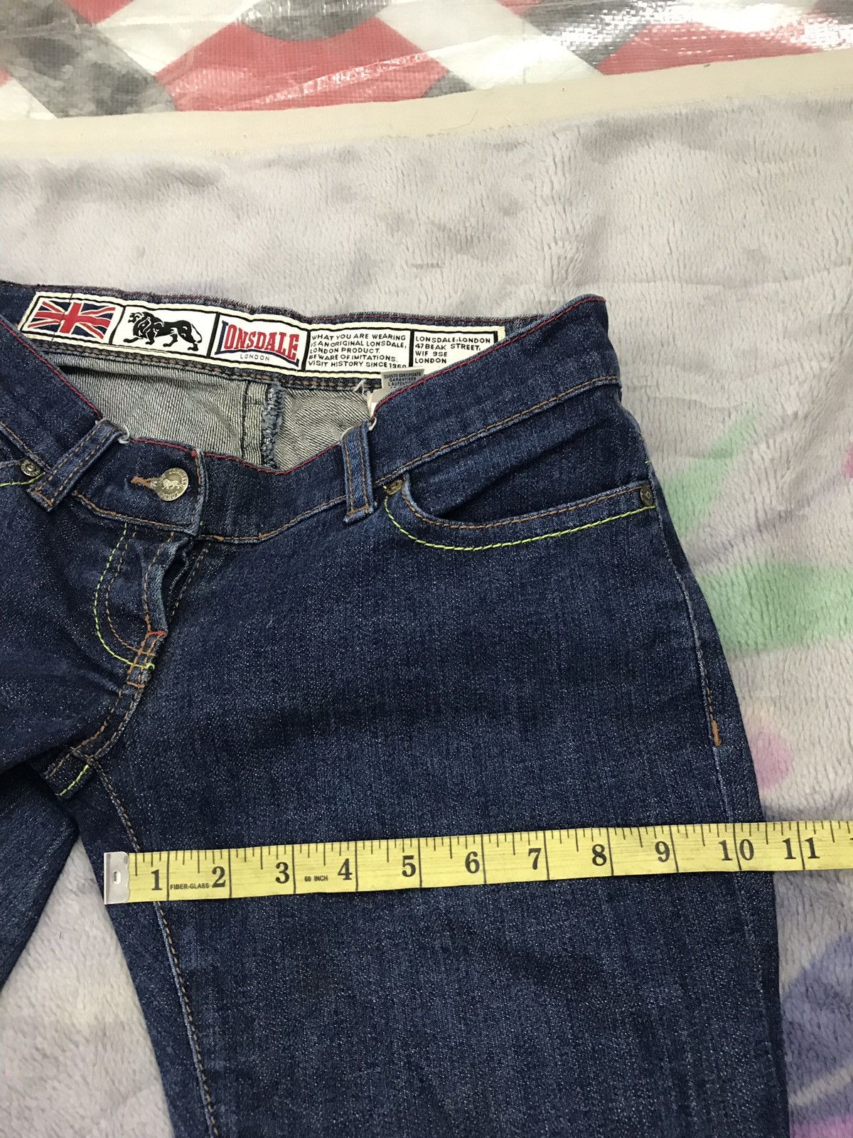 Lonsdale Lonsdale London Denim Jeans Pant Blue Indigo Button Size 30" / US 8 / IT 44 - 17 Thumbnail