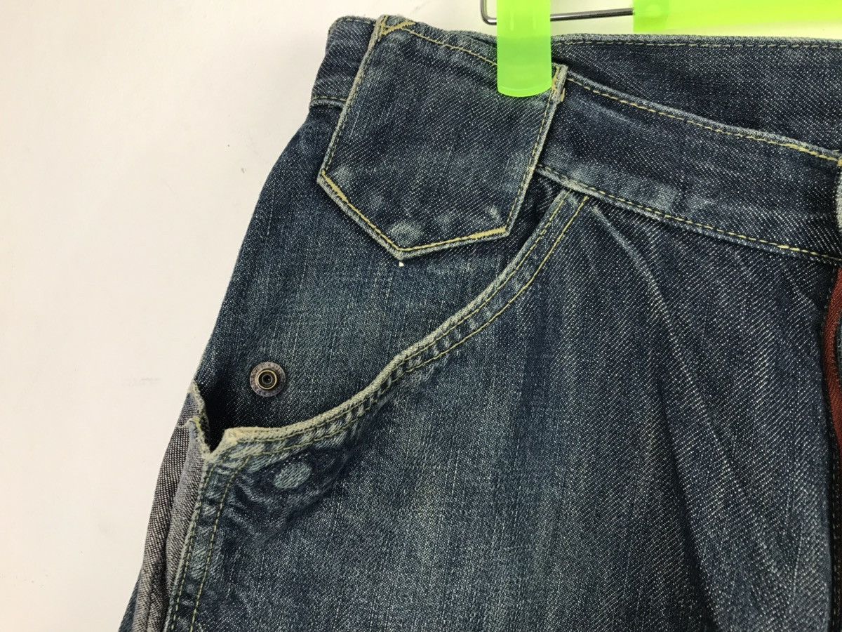 If Six Was Nine Real Mad Hectic Distressed Denim Jeans Trouser Size US 33 - 9 Thumbnail