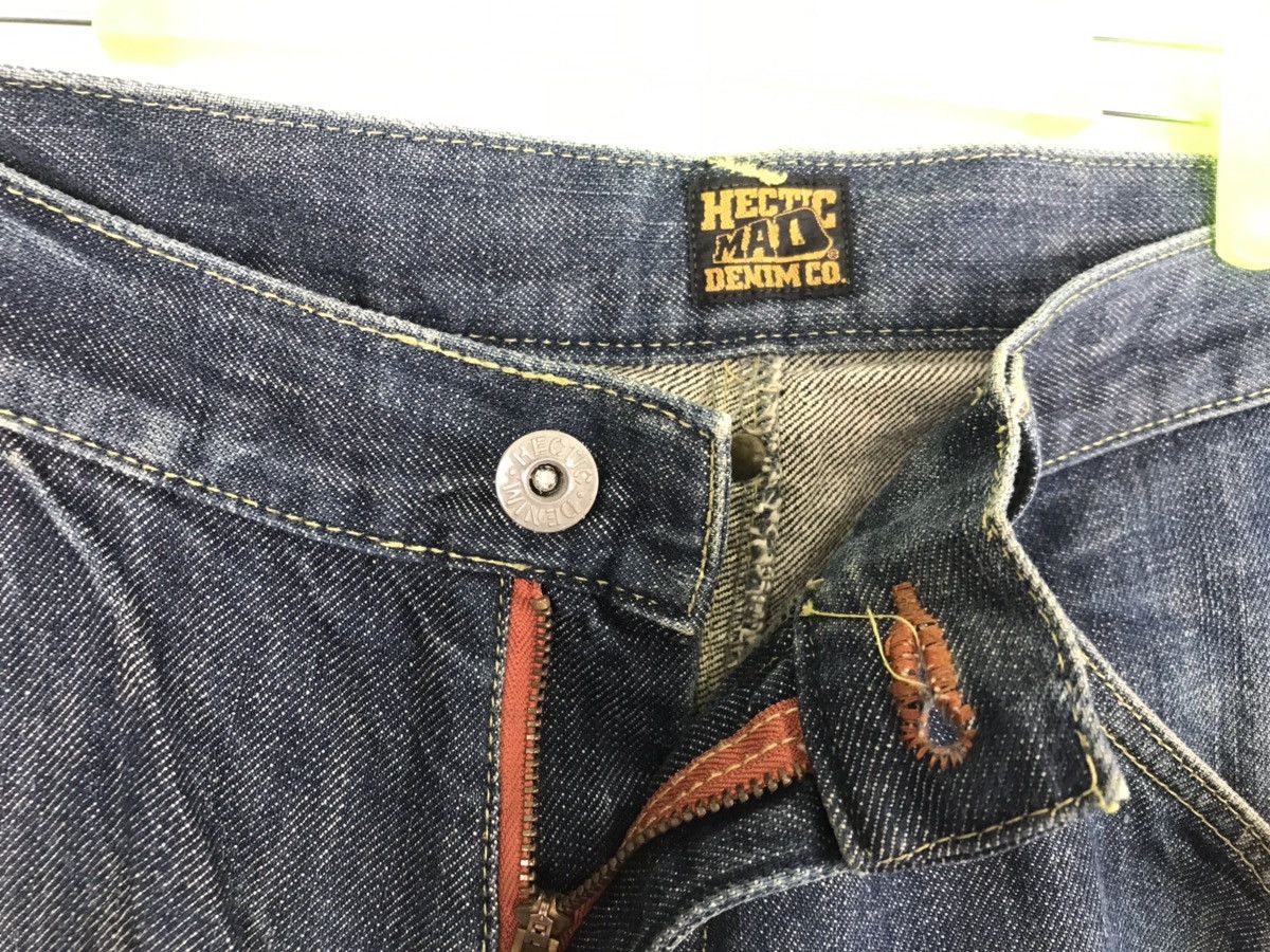 If Six Was Nine Real Mad Hectic Distressed Denim Jeans Trouser Size US 33 - 10 Thumbnail