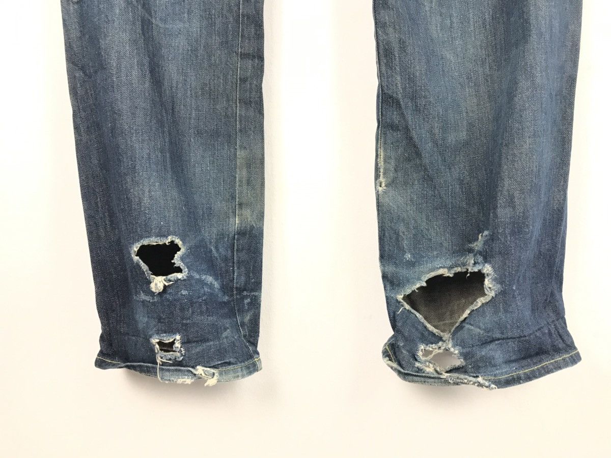 If Six Was Nine Real Mad Hectic Distressed Denim Jeans Trouser Size US 33 - 18 Thumbnail