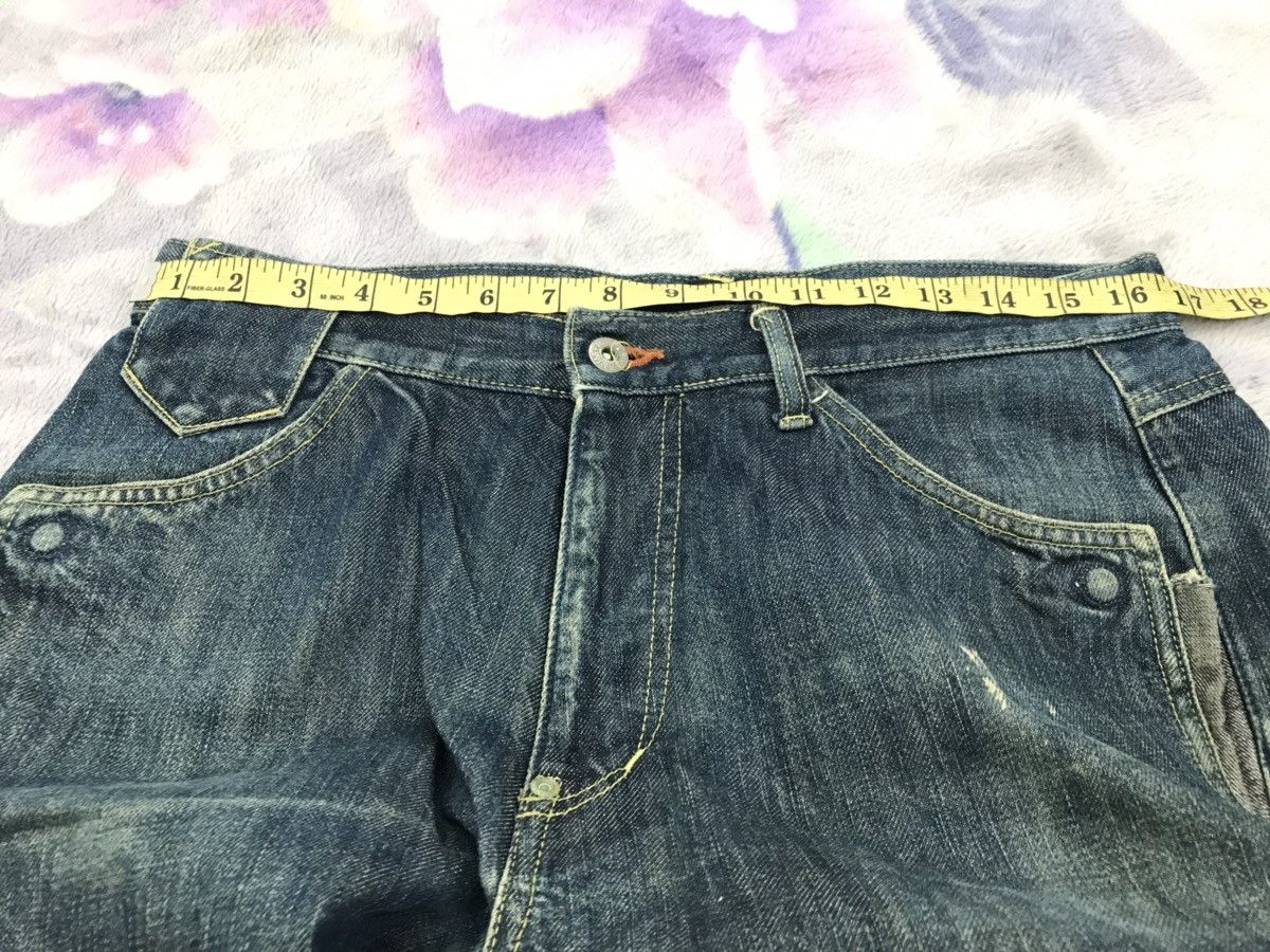 If Six Was Nine Real Mad Hectic Distressed Denim Jeans Trouser Size US 33 - 12 Thumbnail