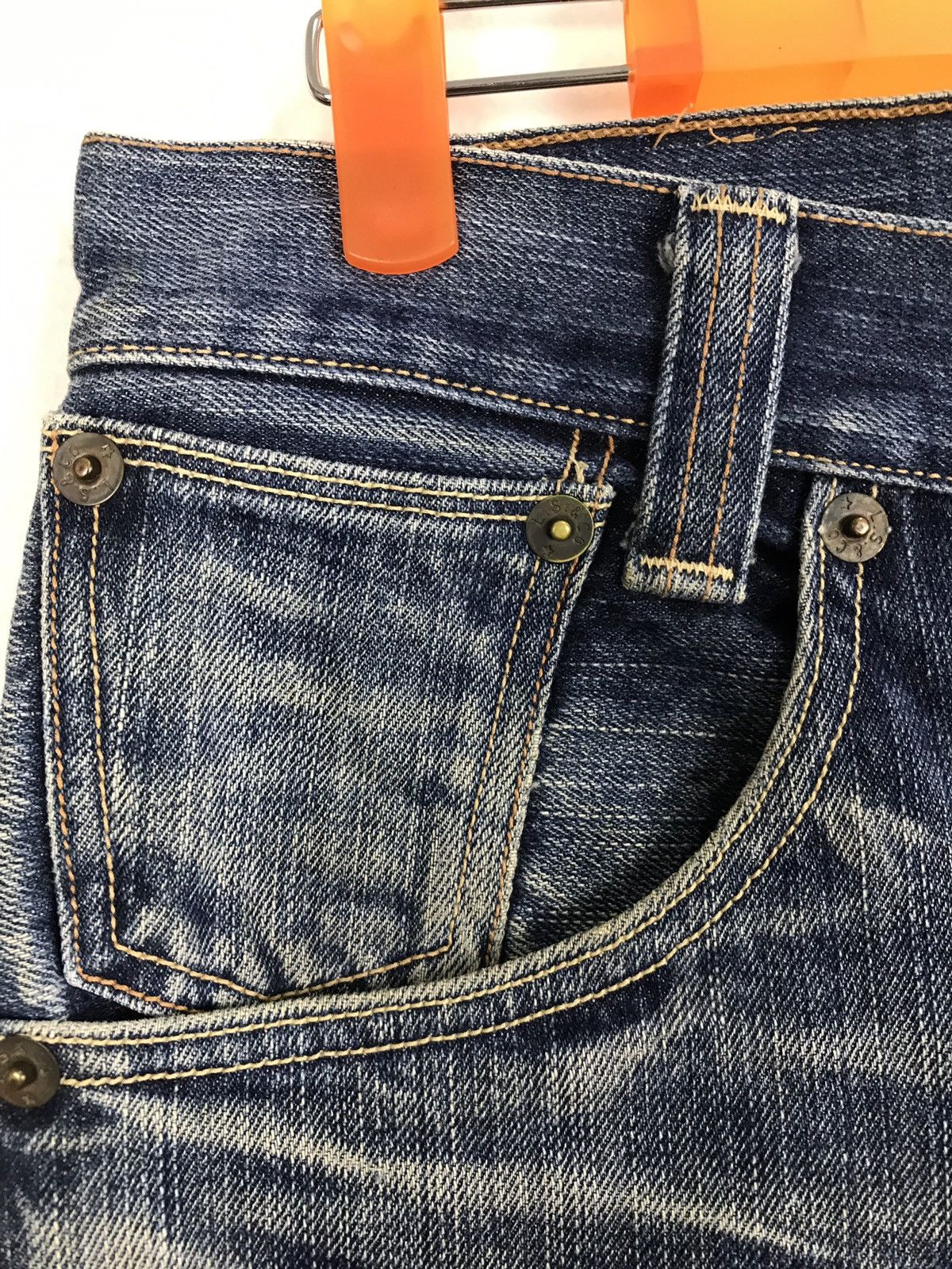 Levi's Levis Vintage Size 32 Distressed Denim Pant Indigo Jeans Size US 31 - 18 Thumbnail