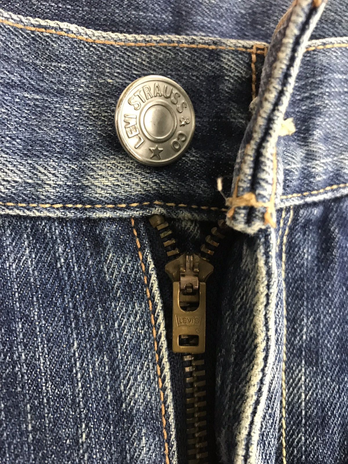 Levi's Levis Vintage Size 32 Distressed Denim Pant Indigo Jeans Size US 31 - 6 Thumbnail