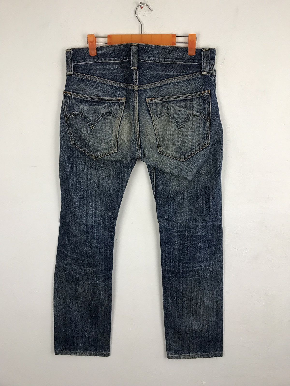 Levi's Levis Vintage Size 32 Distressed Denim Pant Indigo Jeans Size US 31 - 3 Thumbnail