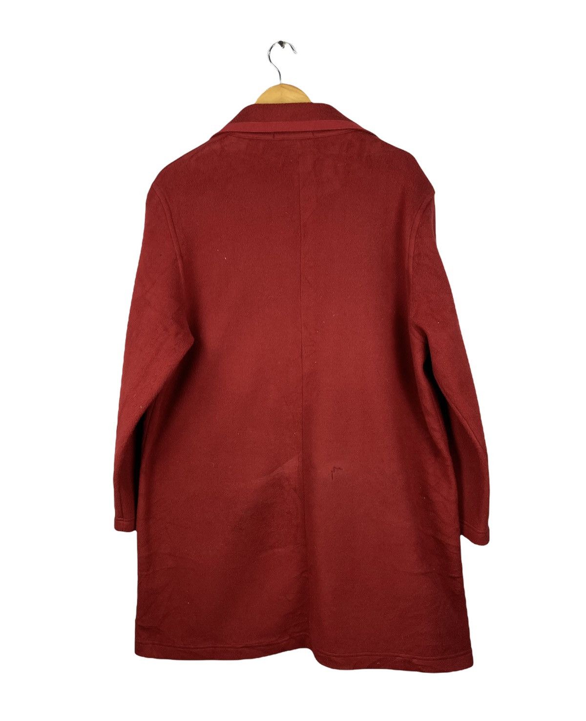 Salvatore Ferragamo Vintage Italian Made Extra Fine Fleece Long Coat Trench Coat Size US M / EU 48-50 / 2 - 2 Thumbnail