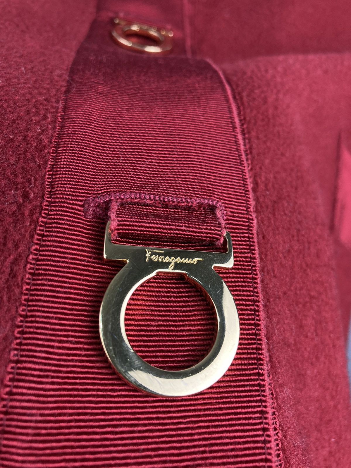 Salvatore Ferragamo Vintage Italian Made Extra Fine Fleece Long Coat Trench Coat Size US M / EU 48-50 / 2 - 4 Thumbnail