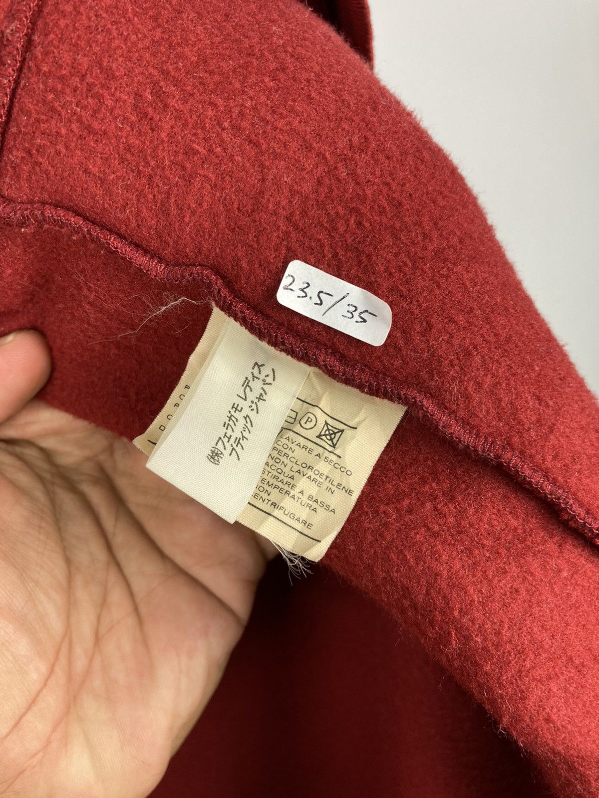 Salvatore Ferragamo Vintage Italian Made Extra Fine Fleece Long Coat Trench Coat Size US M / EU 48-50 / 2 - 5 Thumbnail