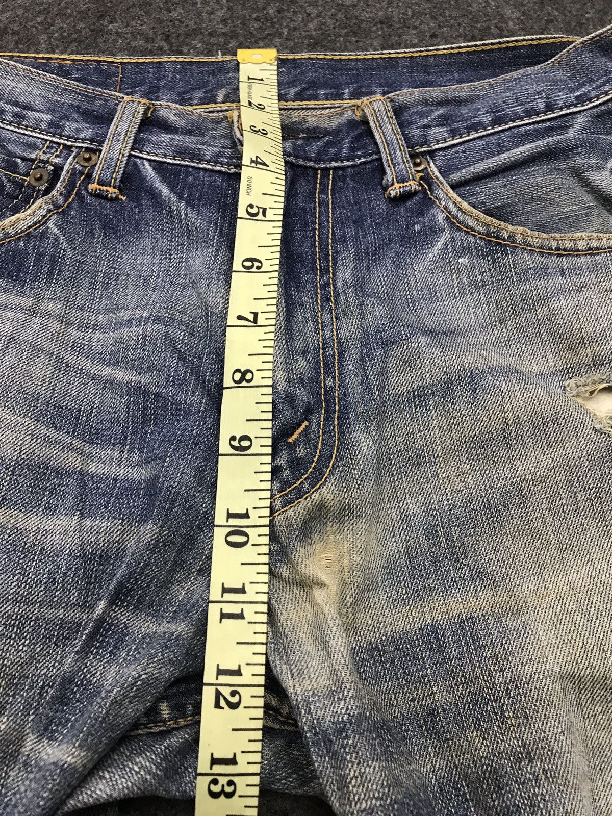 Levi's Levi’s Blue Denim Jeans Pant Distressed 702 703 Size US 30 / EU 46 - 23 Thumbnail