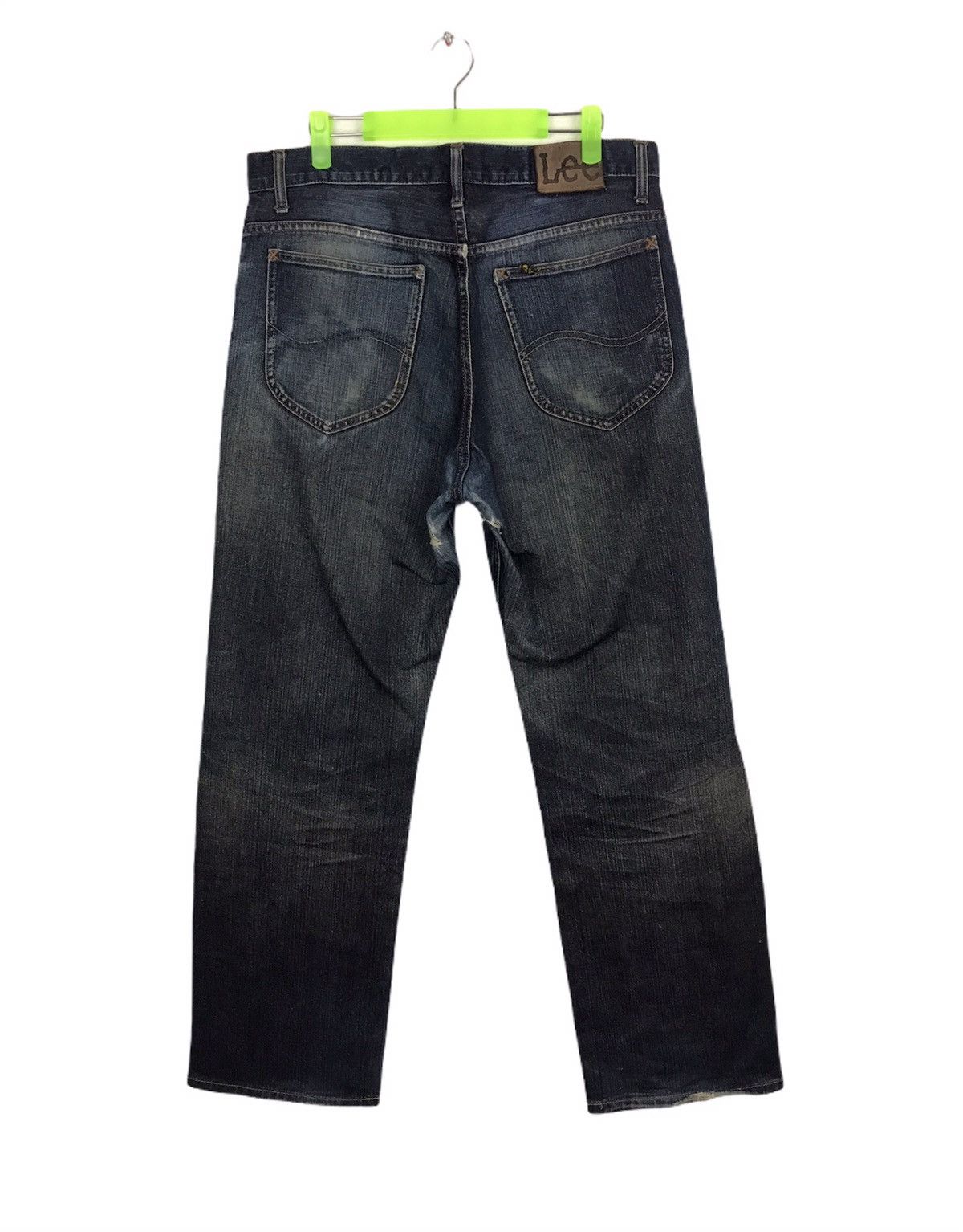 Lee LEE MR Straight Cut Denim Vintage 90s Jeans Men Size US 33 - 2 Thumbnail