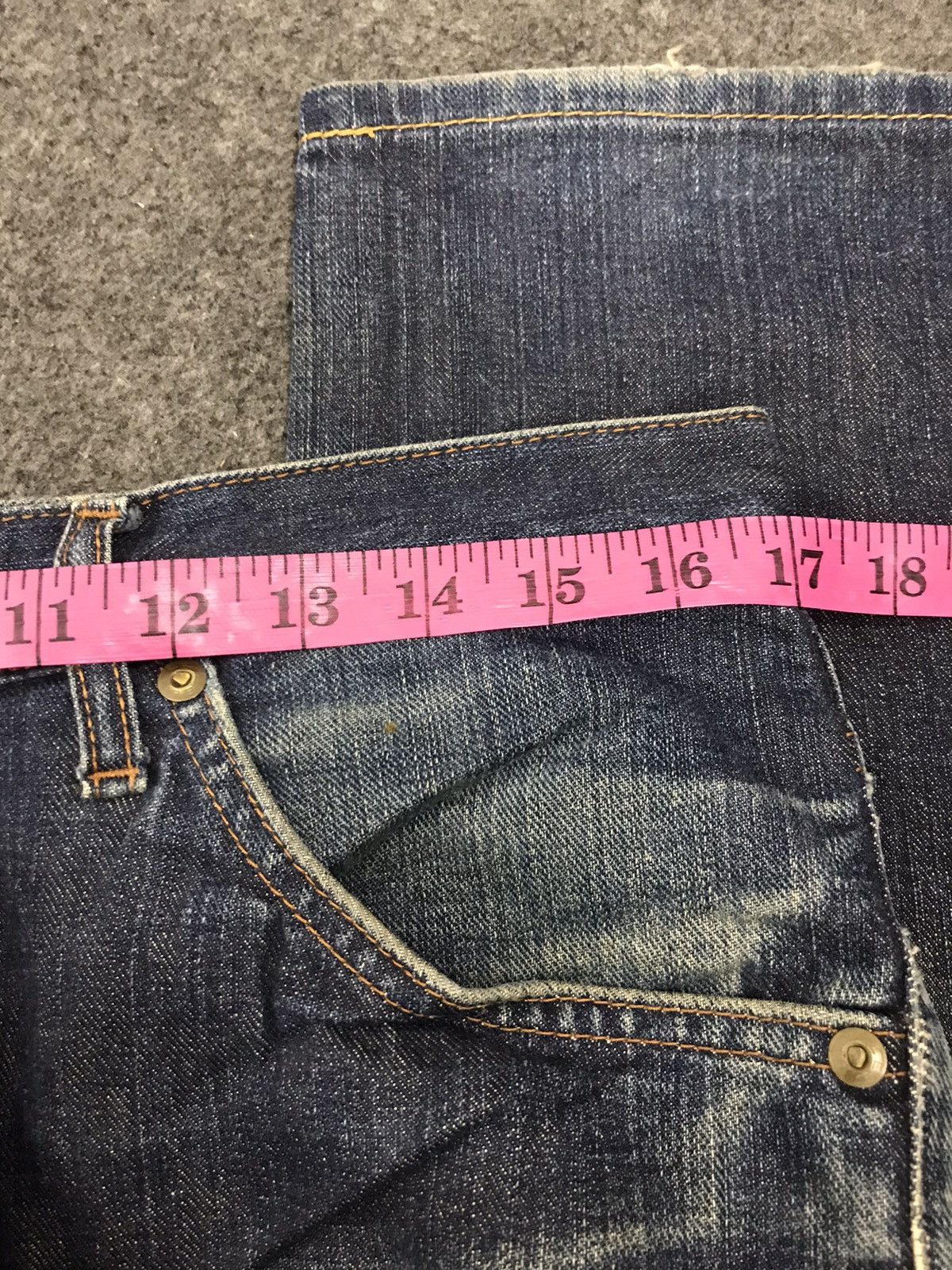 Lee LEE MR Straight Cut Denim Vintage 90s Jeans Men Size US 33 - 7 Thumbnail