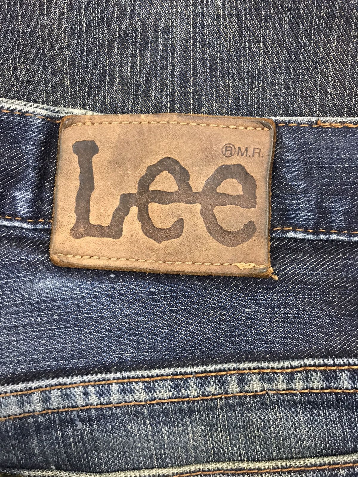 Lee LEE MR Straight Cut Denim Vintage 90s Jeans Men Size US 33 - 4 Thumbnail