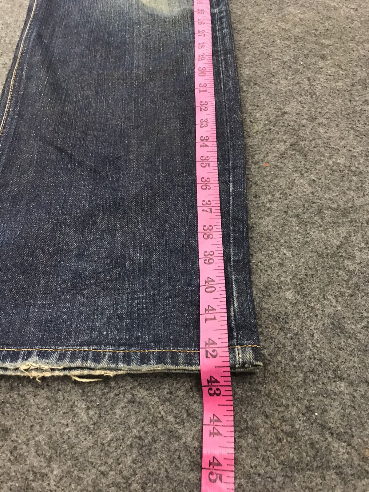 Lee LEE MR Straight Cut Denim Vintage 90s Jeans Men Size US 33 - 8 Thumbnail