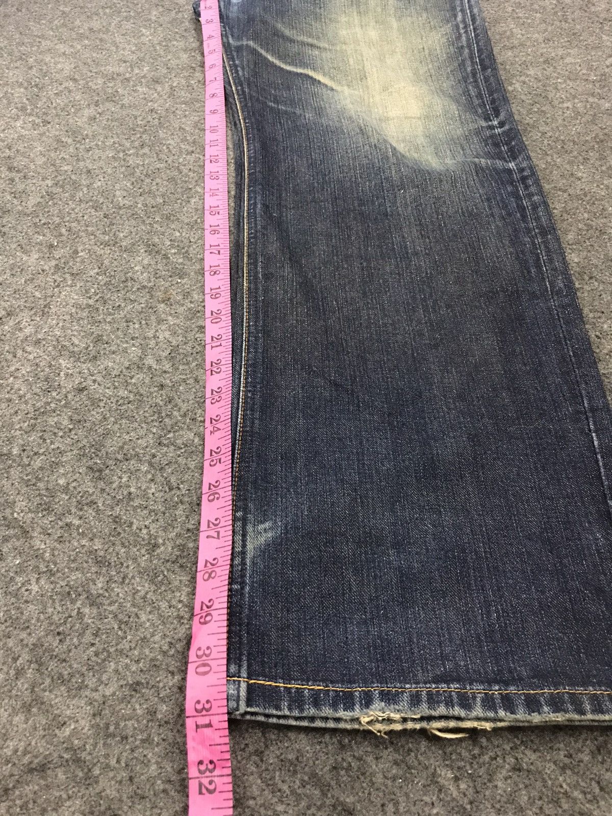 Lee LEE MR Straight Cut Denim Vintage 90s Jeans Men Size US 33 - 9 Thumbnail