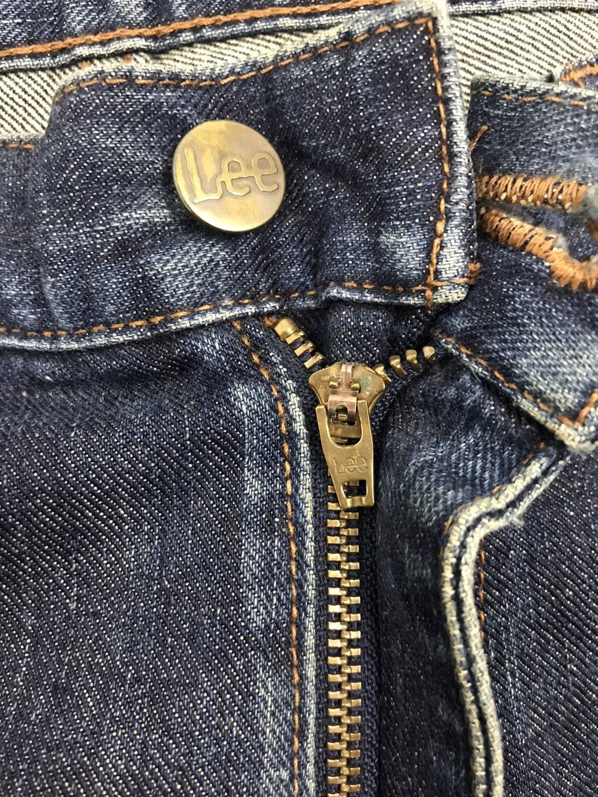 Lee LEE MR Straight Cut Denim Vintage 90s Jeans Men Size US 33 - 3 Thumbnail