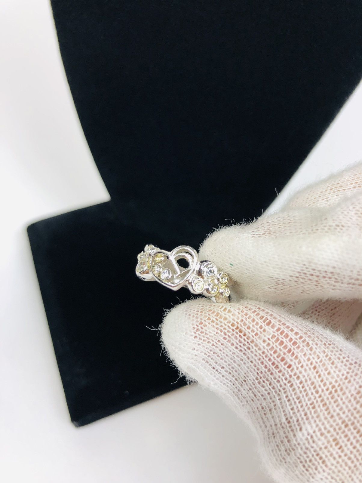 Dior Dior encrusted D ring size 5 Size ONE SIZE - 1 Thumbnail