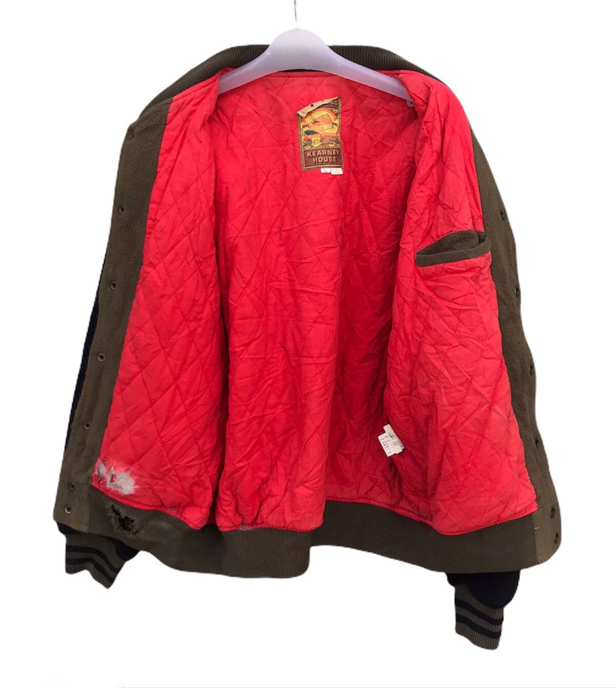 Japanese Brand × Vintage Kearney house Varsity jacket Size US L / EU 52-54 / 3 - 4 Thumbnail