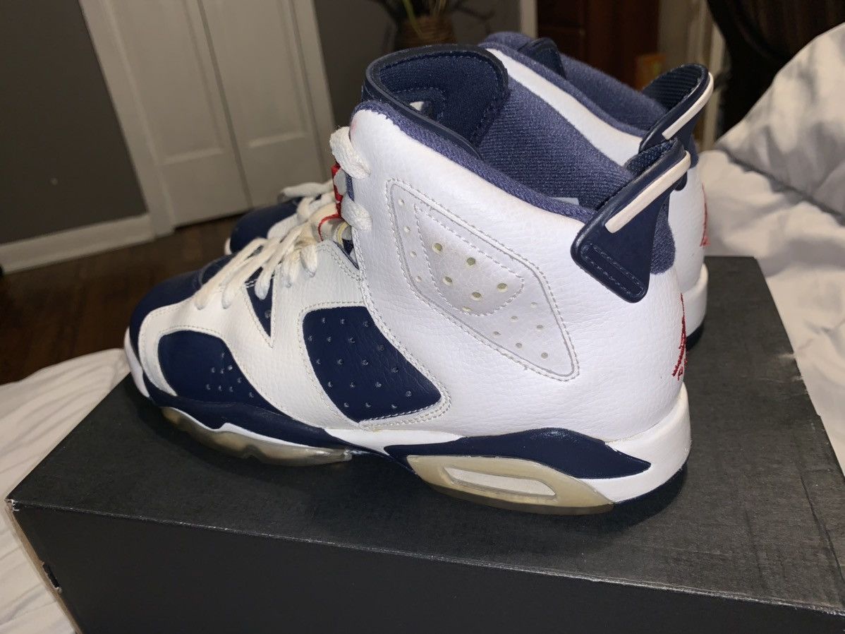 Jordan Brand Air Jordan 6 Retro GS Olympic 2012 Size US 6 / EU 39 - 1 Thumbnail